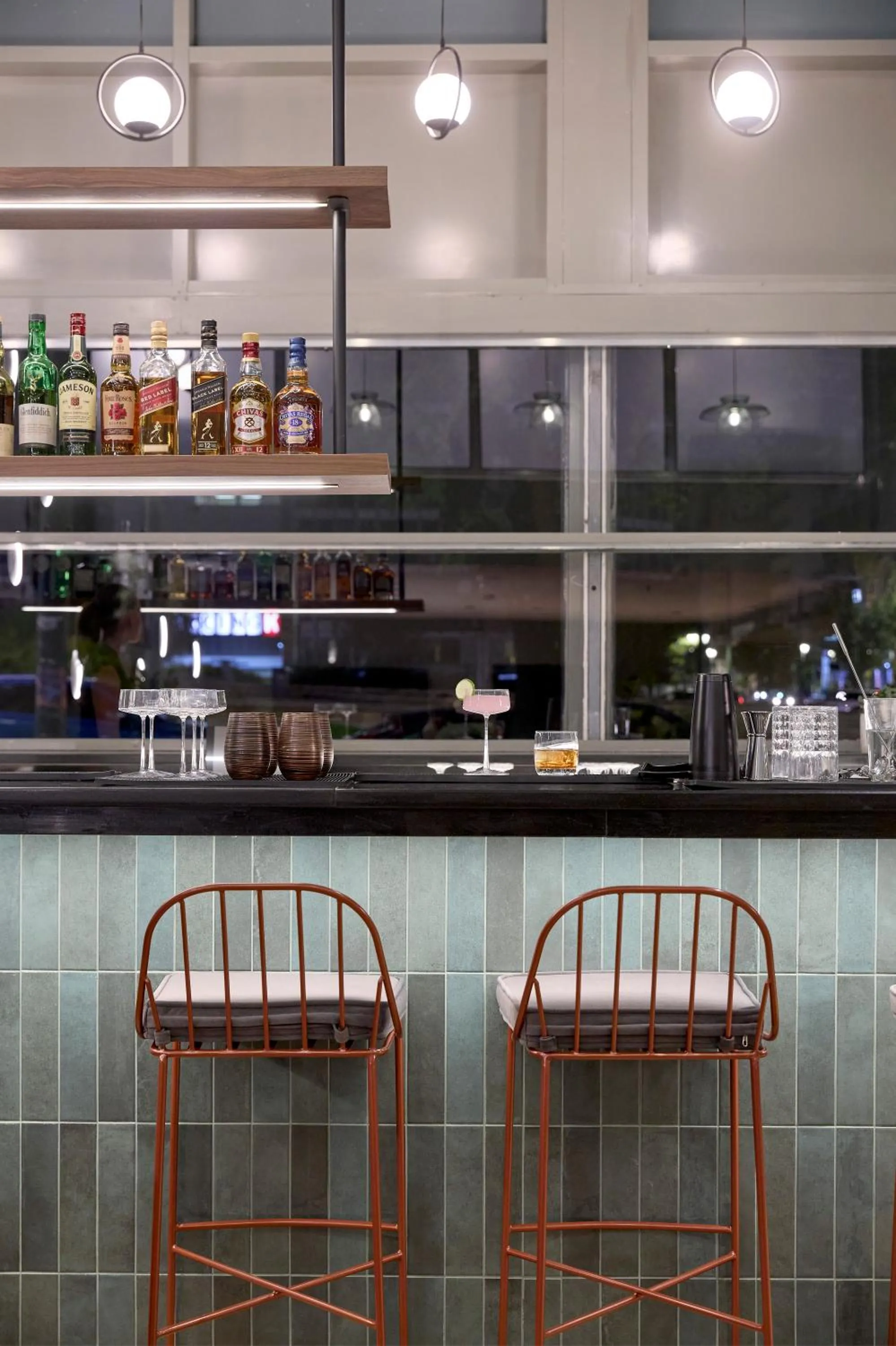 Lounge or bar in Zeus Essence Wyndham Athens Residence