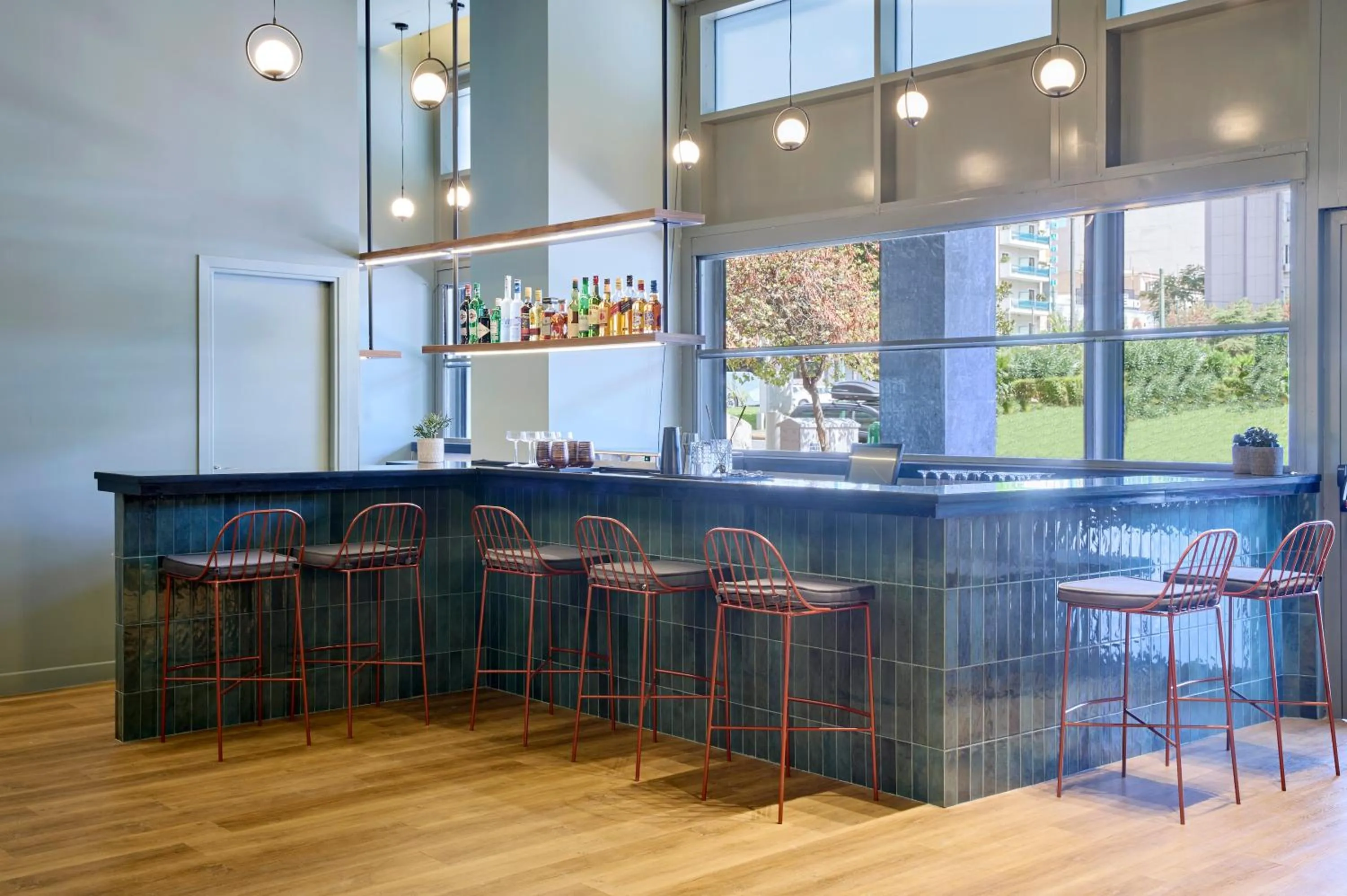 Lounge or bar in Zeus Essence Wyndham Athens Residence