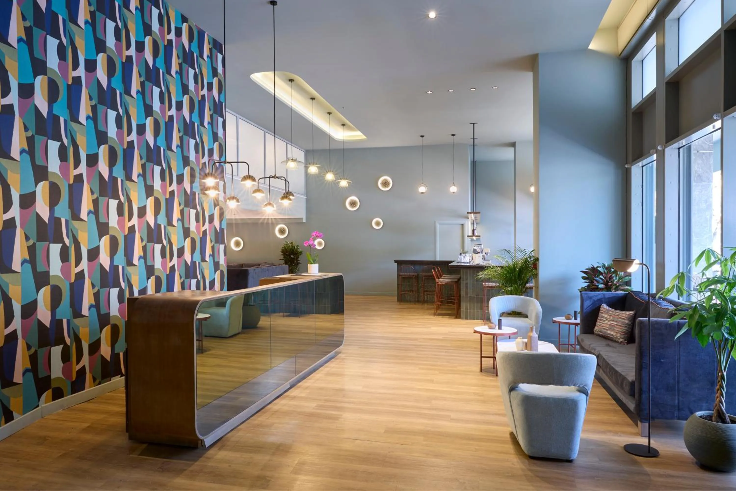 Lobby or reception in Zeus Essence Wyndham Athens Residence