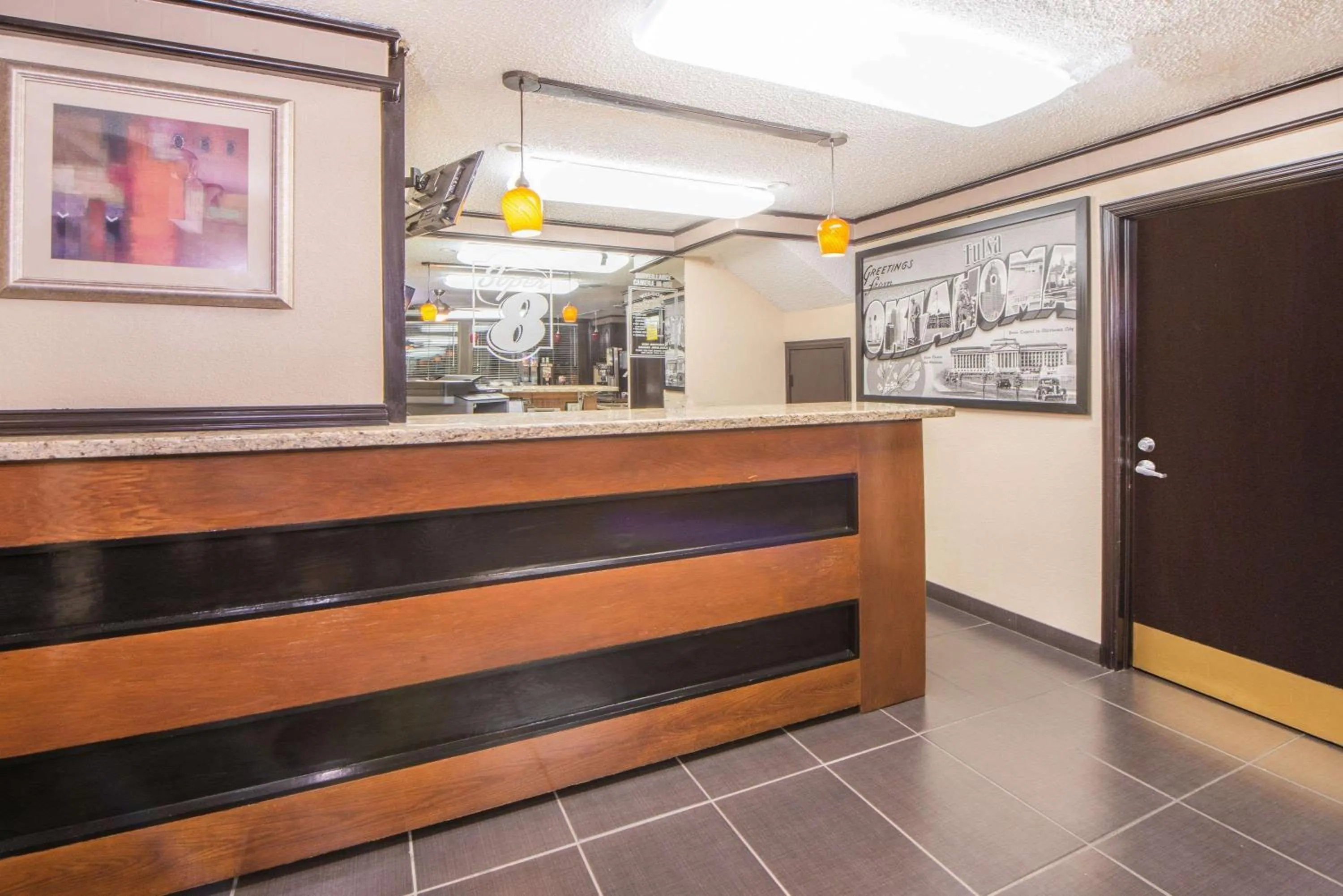 Lobby or reception in Super 8 by Wyndham Tulsa/Arpt/St Fairgrounds
