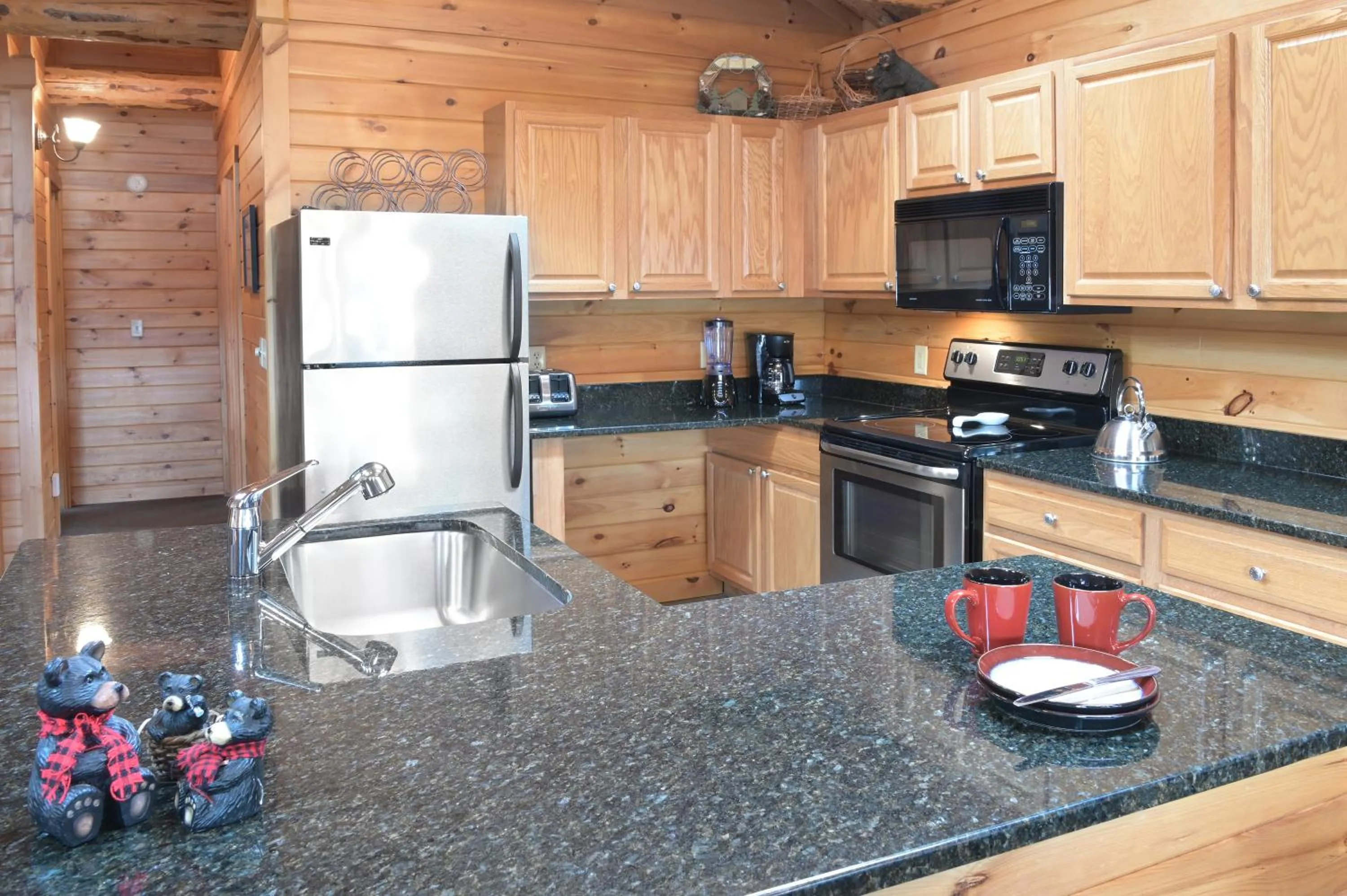 Kitchen or kitchenette in The Lodges at Cresthaven