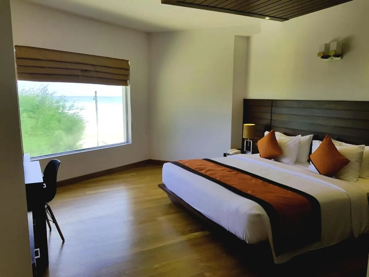 Bed in Nilaveli Beach Hotel