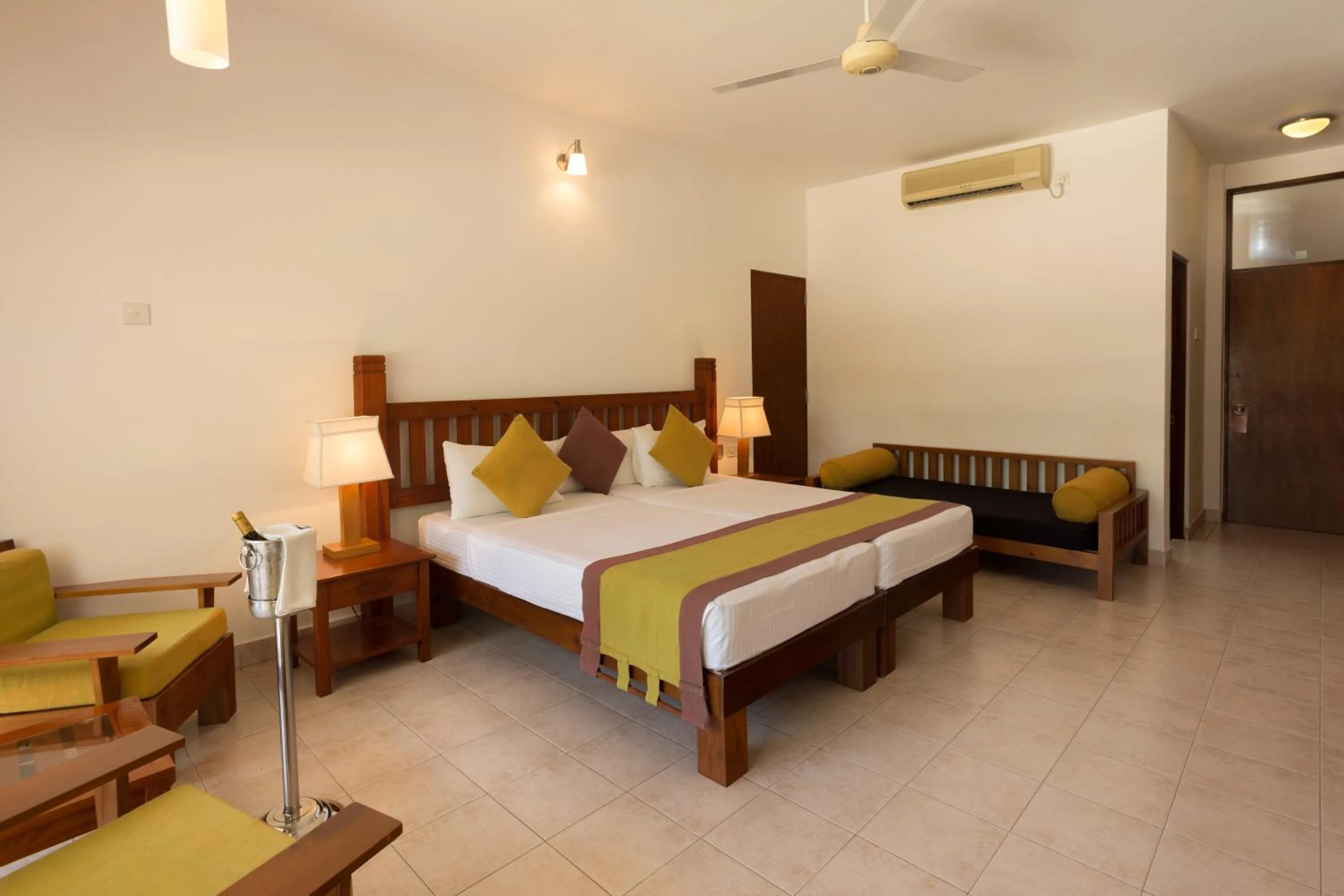 Bed in Nilaveli Beach Hotel