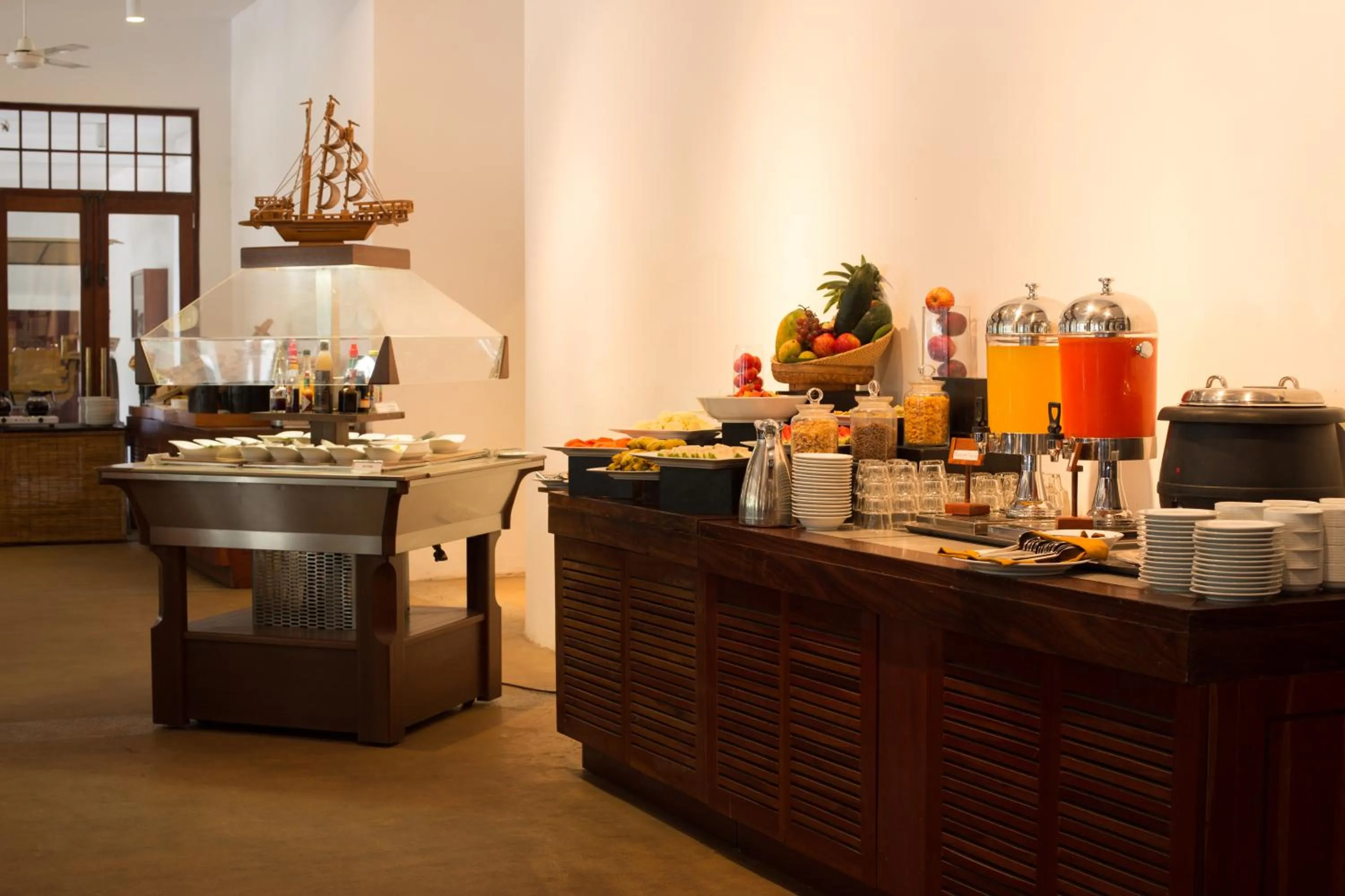 Buffet breakfast in Nilaveli Beach Hotel