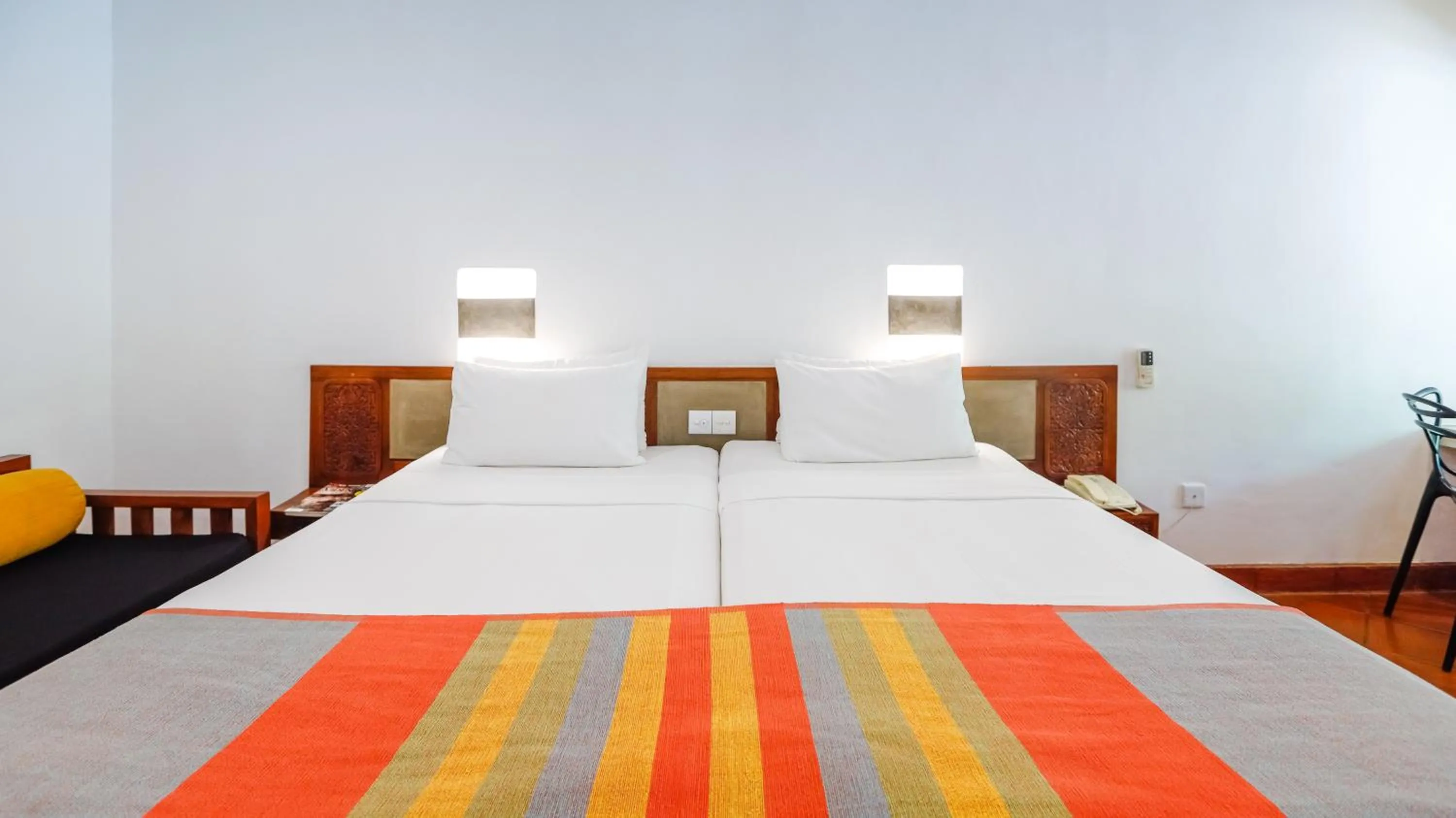 Bed in Nilaveli Beach Hotel