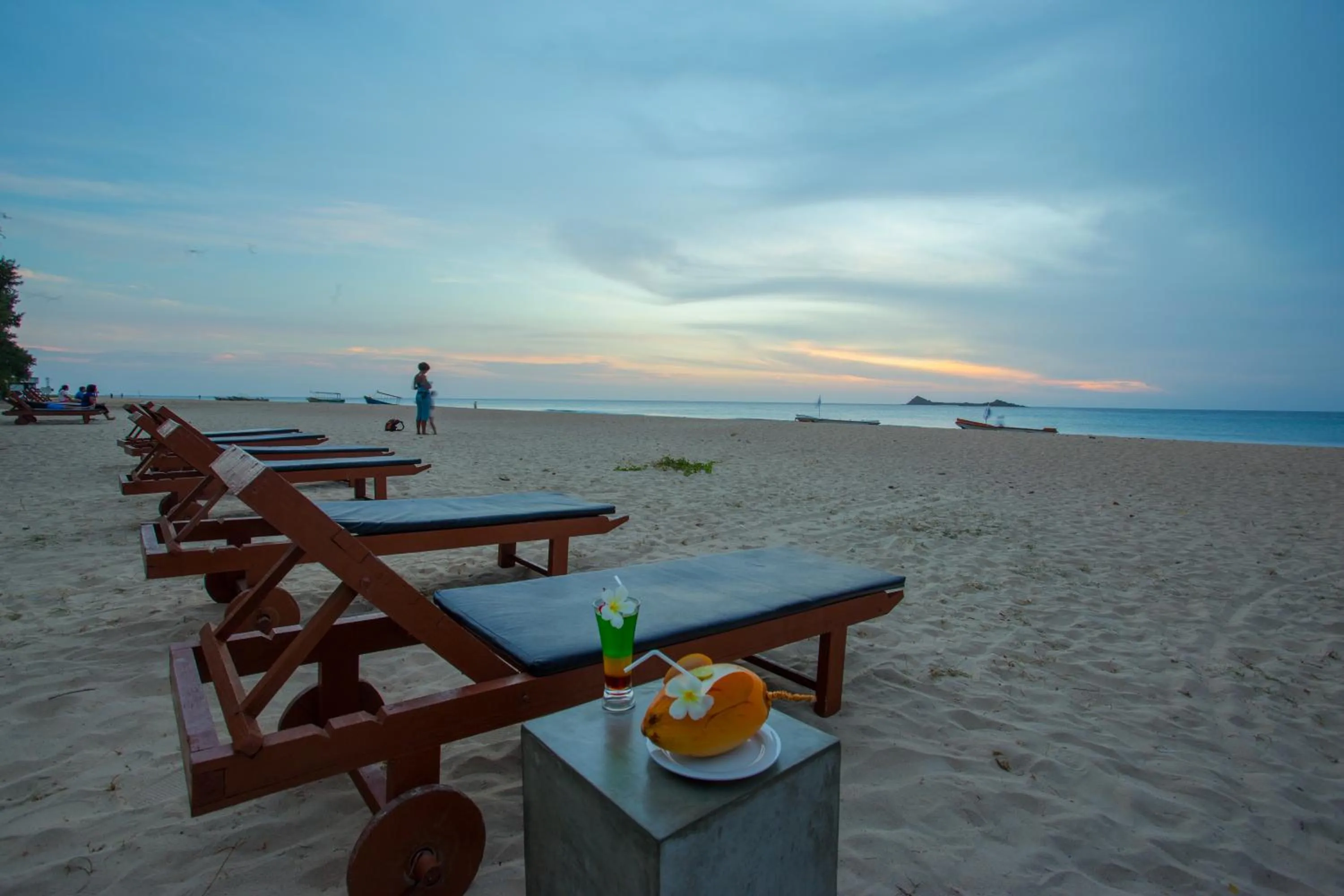 Sunset in Nilaveli Beach Hotel