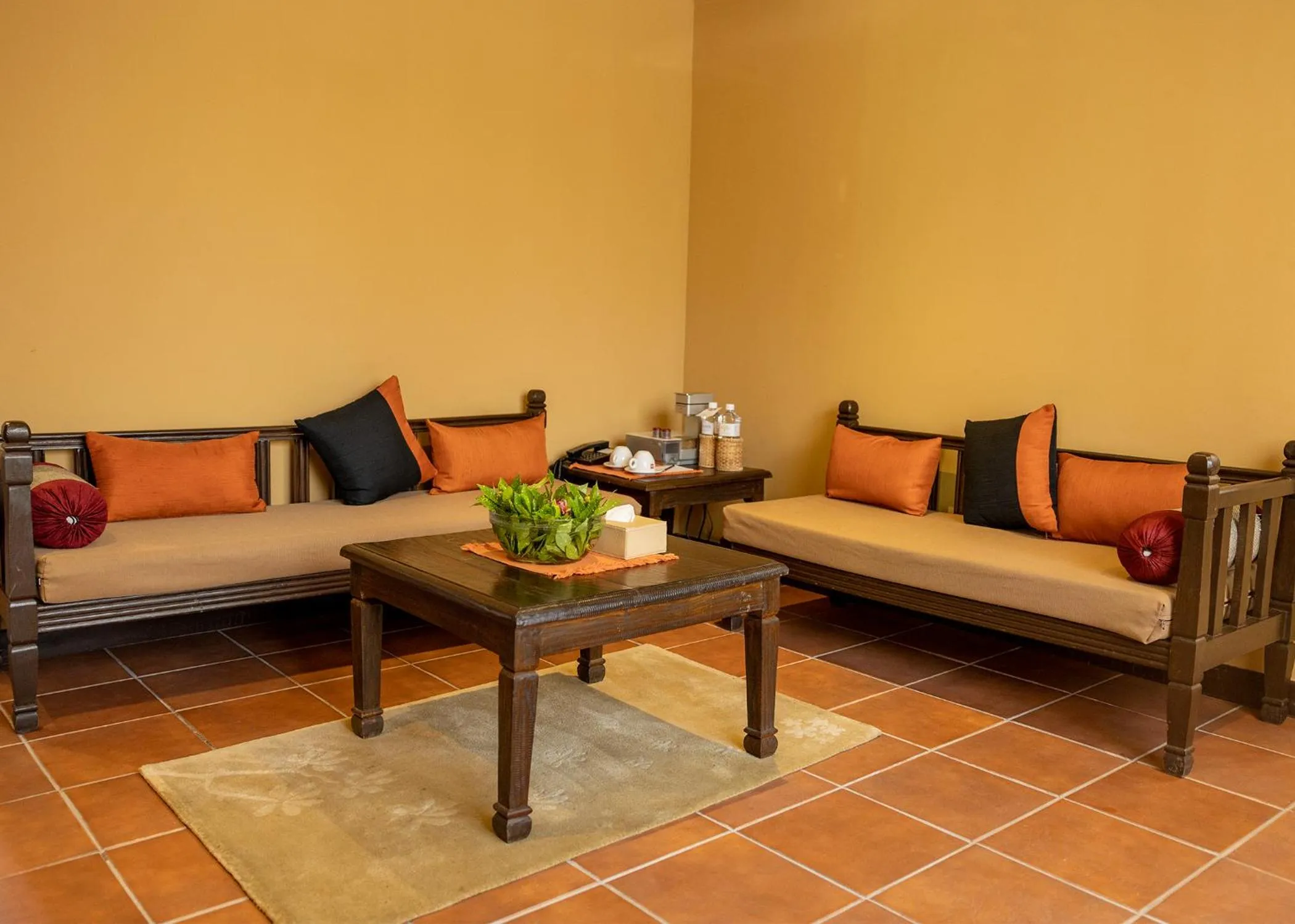 Living room in Temple Tree Resort & Spa, Pokhara