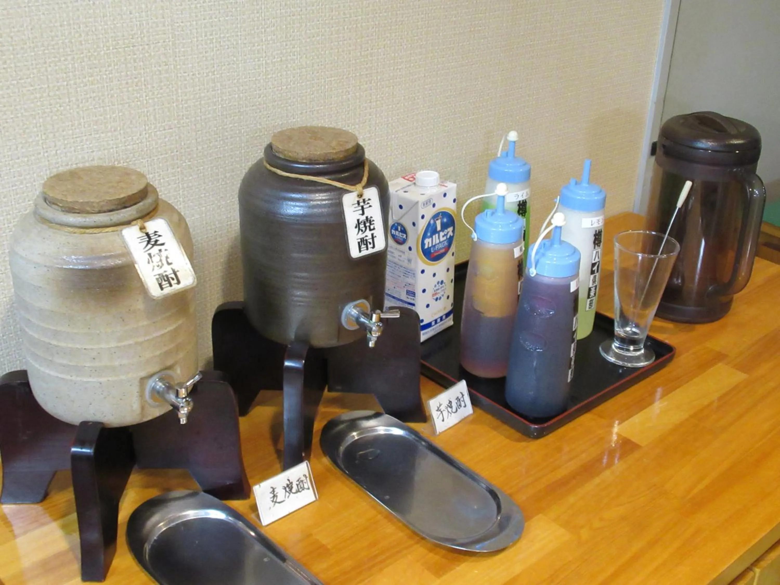 Alcoholic drinks in Tsurusaki Hotel