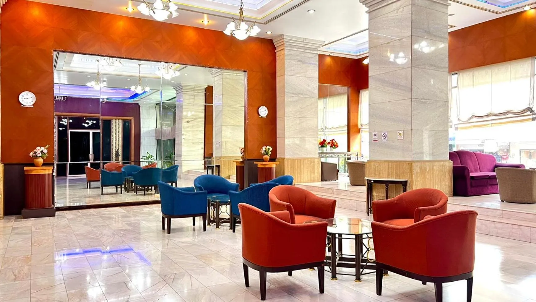 Seating area in Asian Hotel