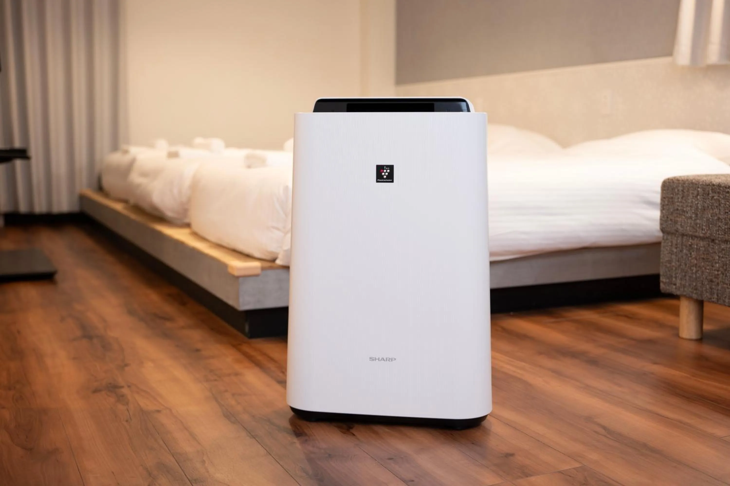 Photo of the whole room, Bed in e-stay namba