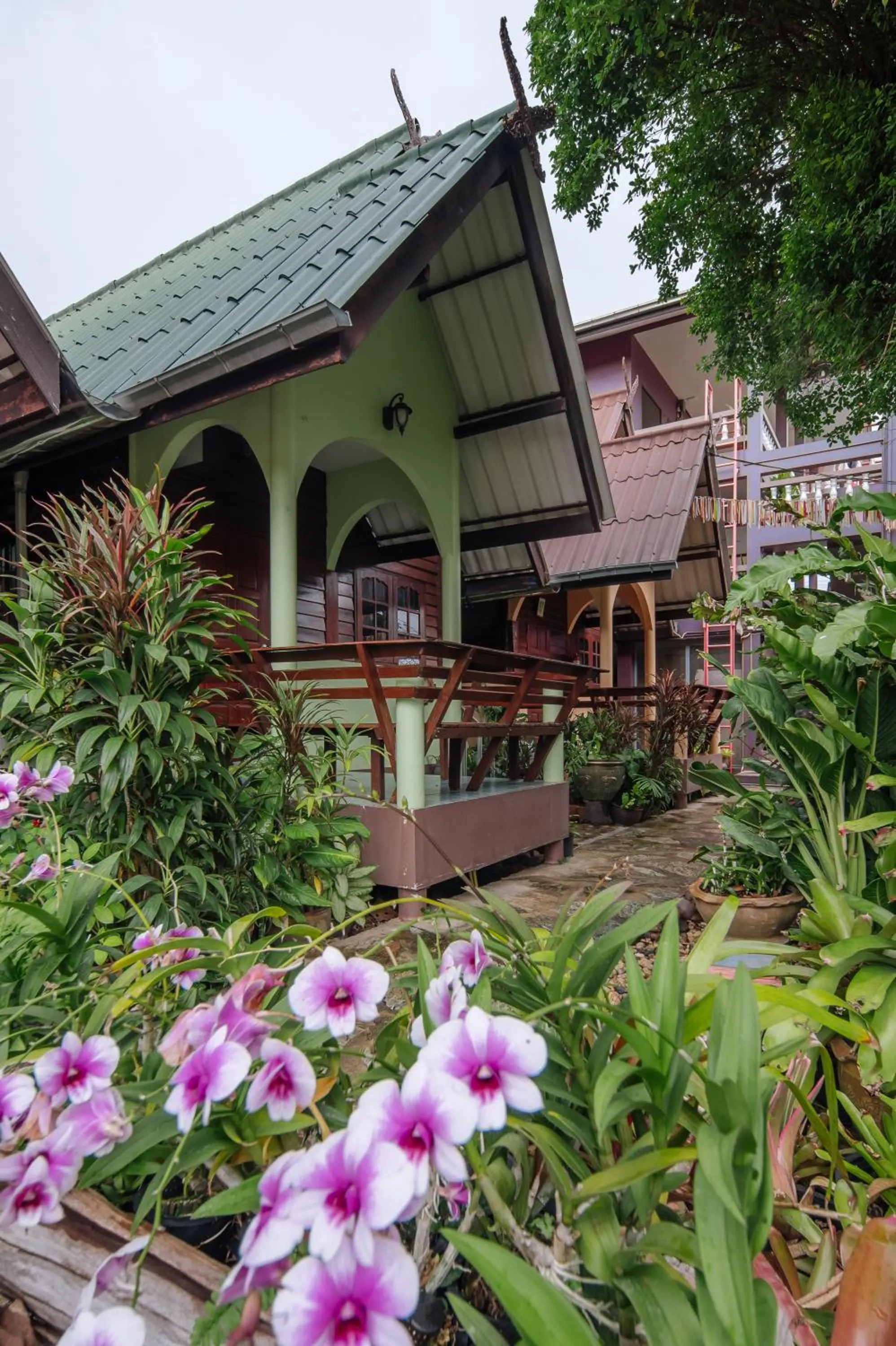 Inner courtyard view in Pongphen Guesthouse - SHA Plus Certified