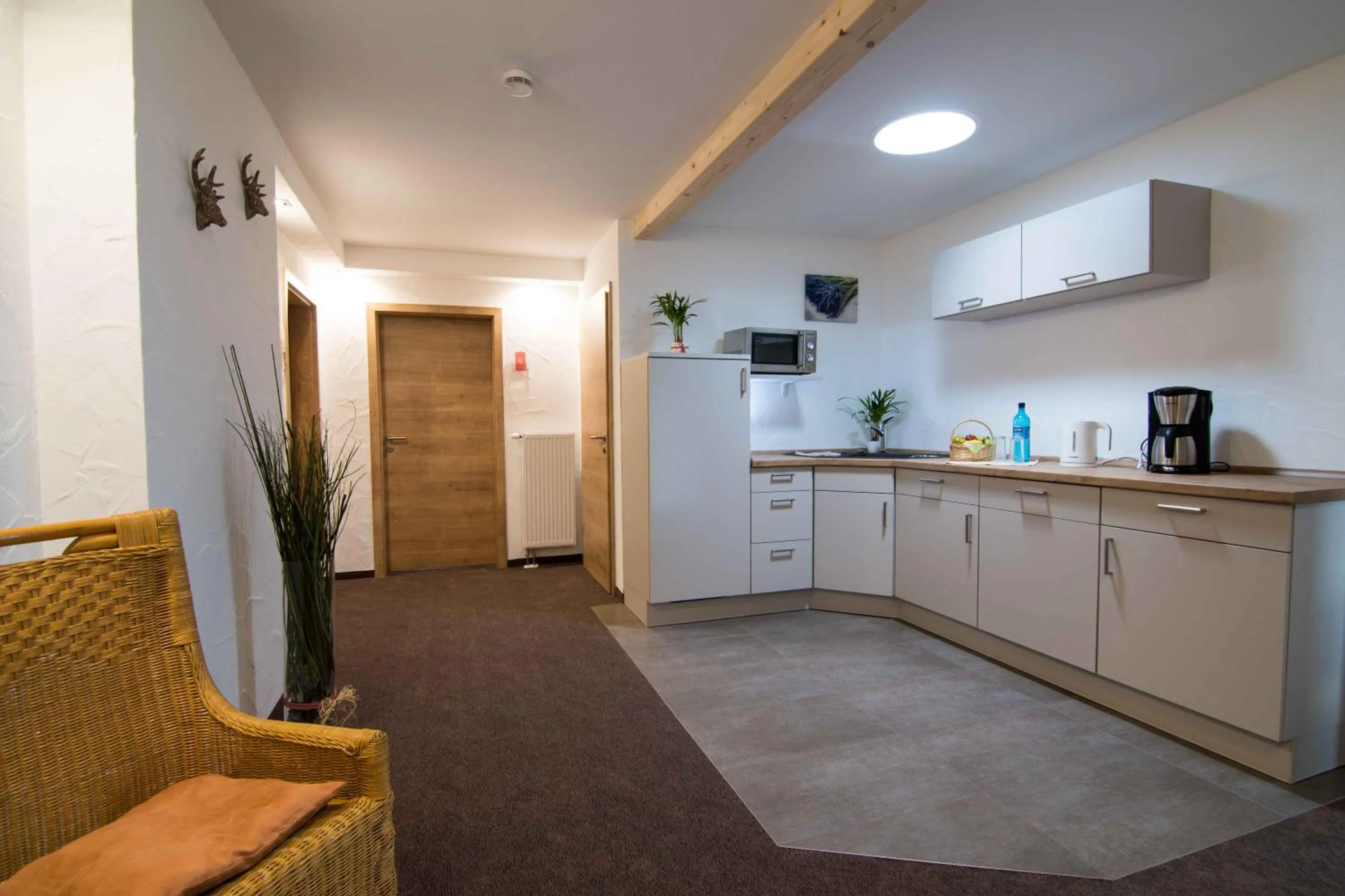 Communal kitchen in Pension Klein