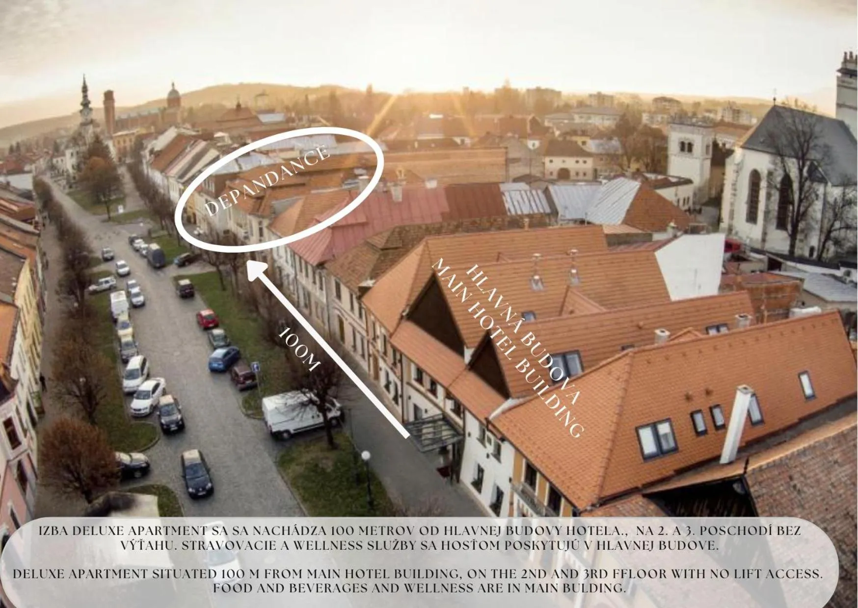 Street view in Boutique Hotel Hviezdoslav