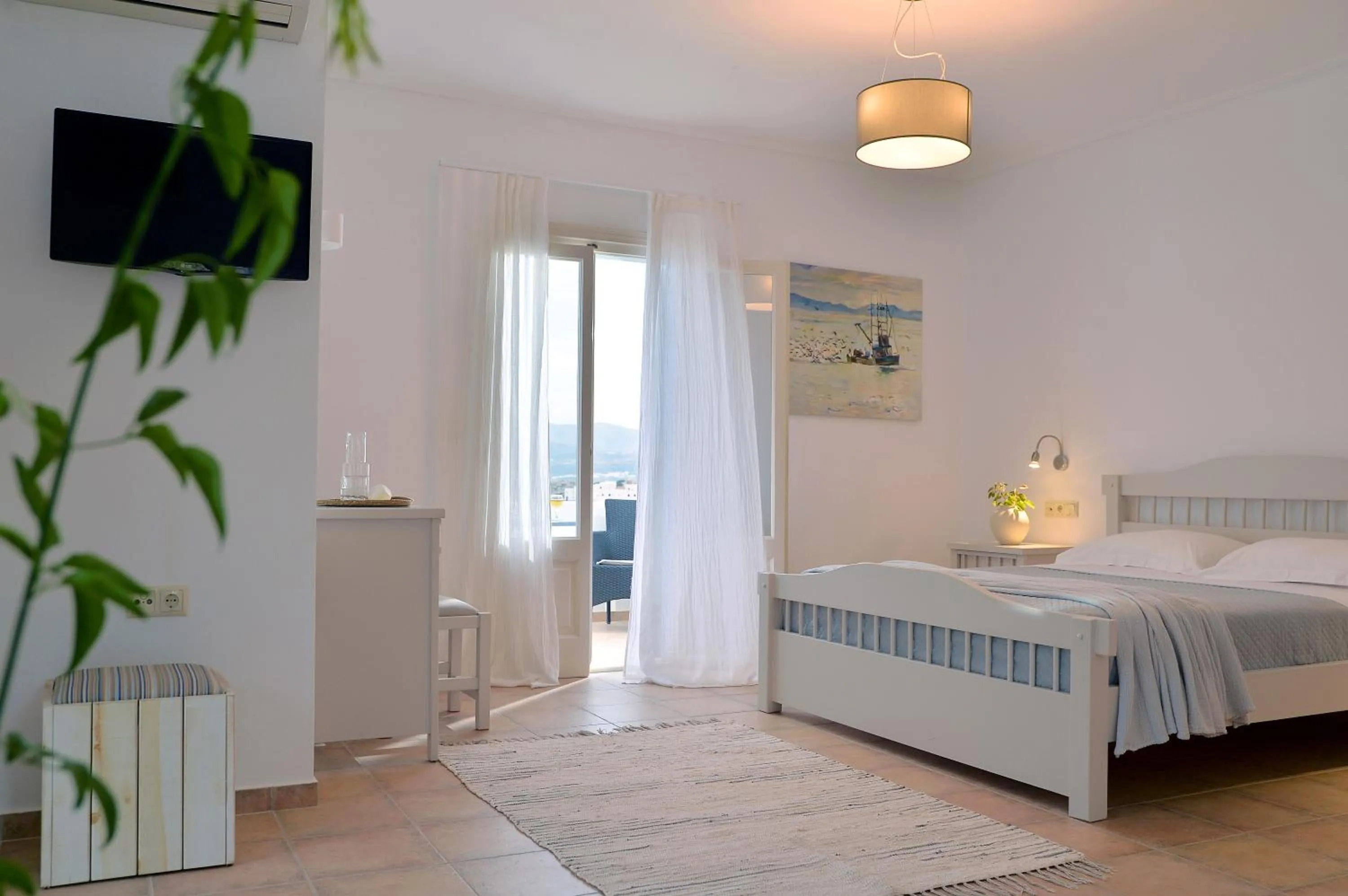 Bed in Hotel Mediterranean