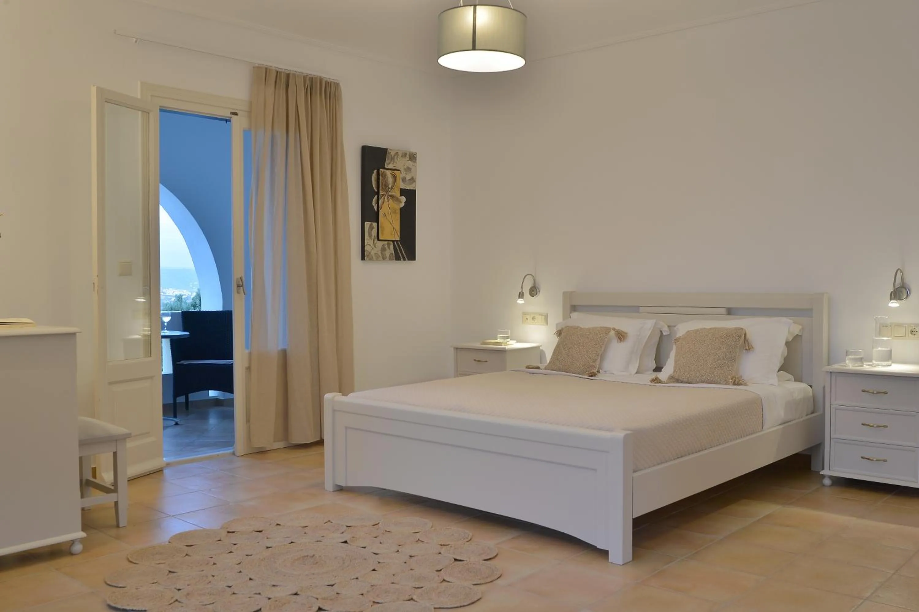 Bedroom, Bed in Hotel Mediterranean