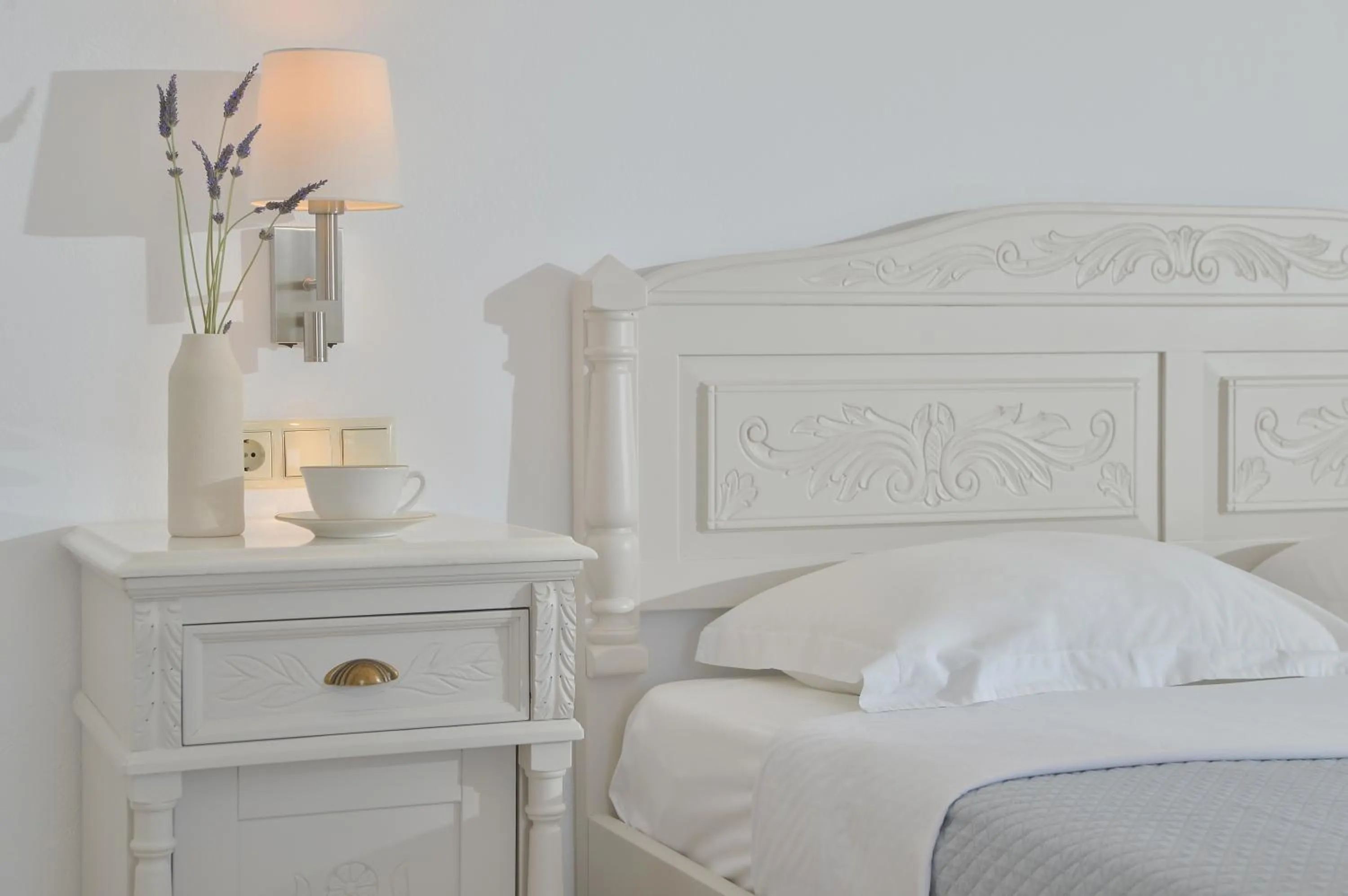 Bed in Hotel Mediterranean