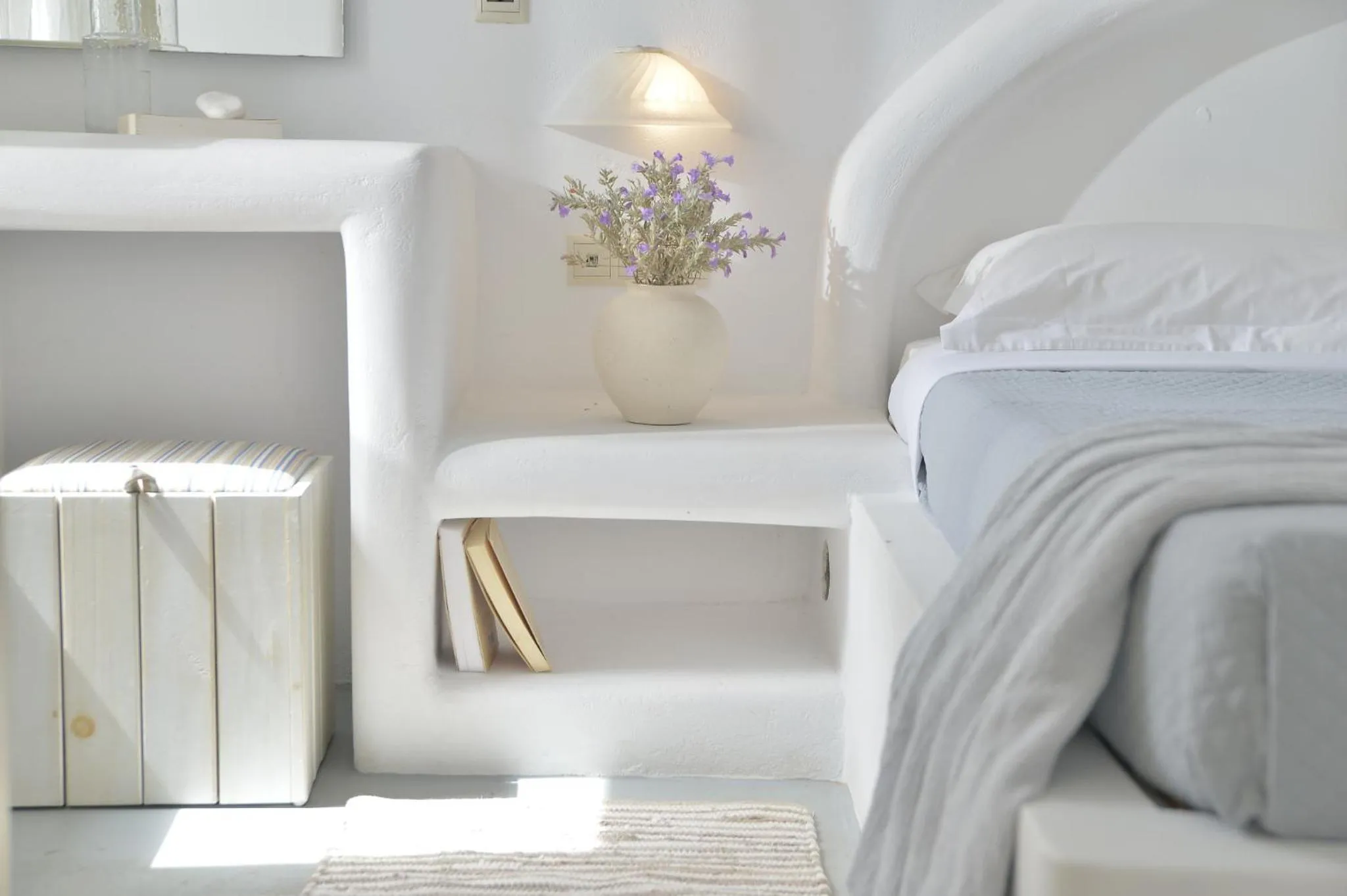 Bed in Hotel Mediterranean