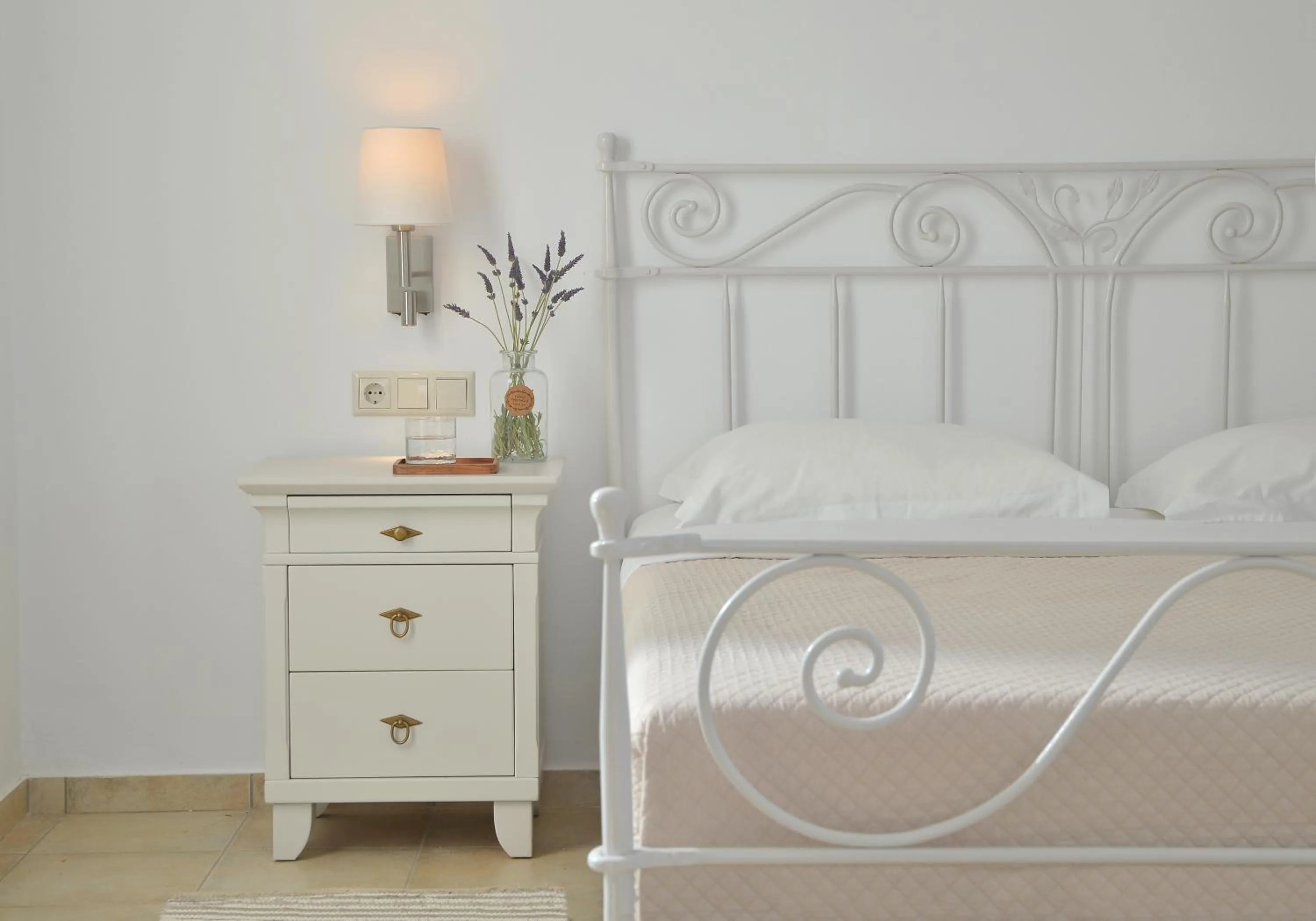 Bedroom, Bed in Hotel Mediterranean