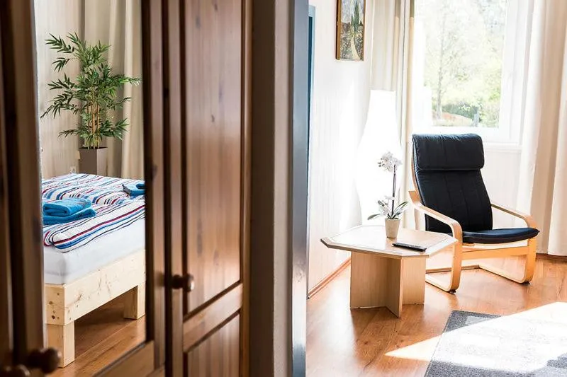 Bed in Landhotel Cafe Prälank