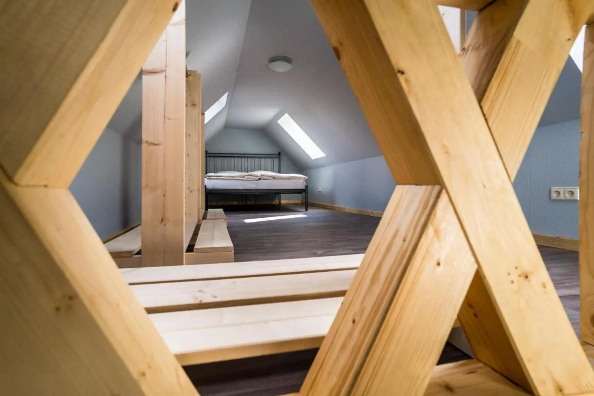 Bedroom, Bed in Landhotel Cafe Prälank