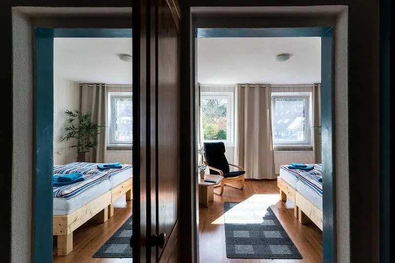 Bed in Landhotel Cafe Prälank