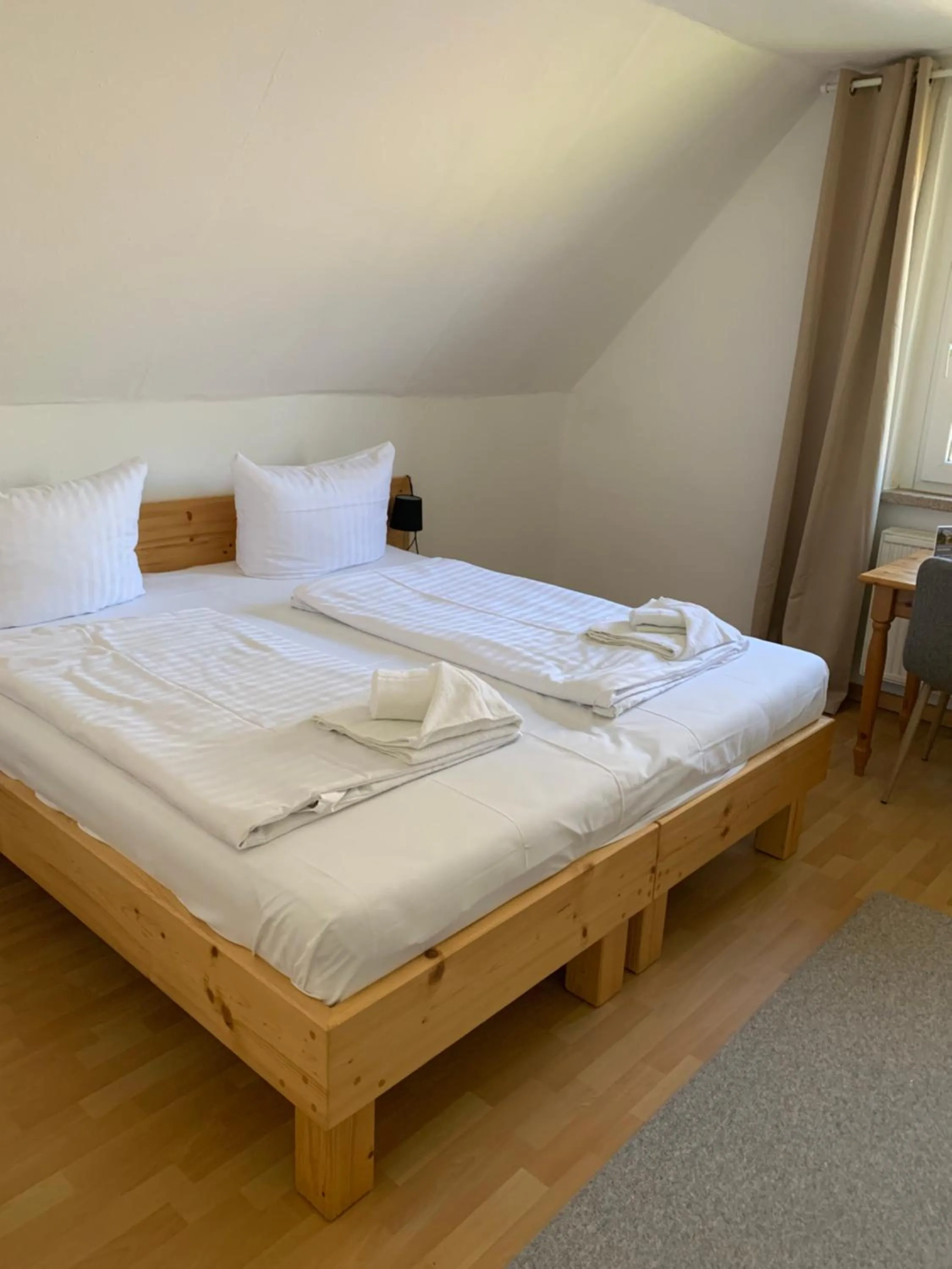 Bed in Landhotel Cafe Prälank