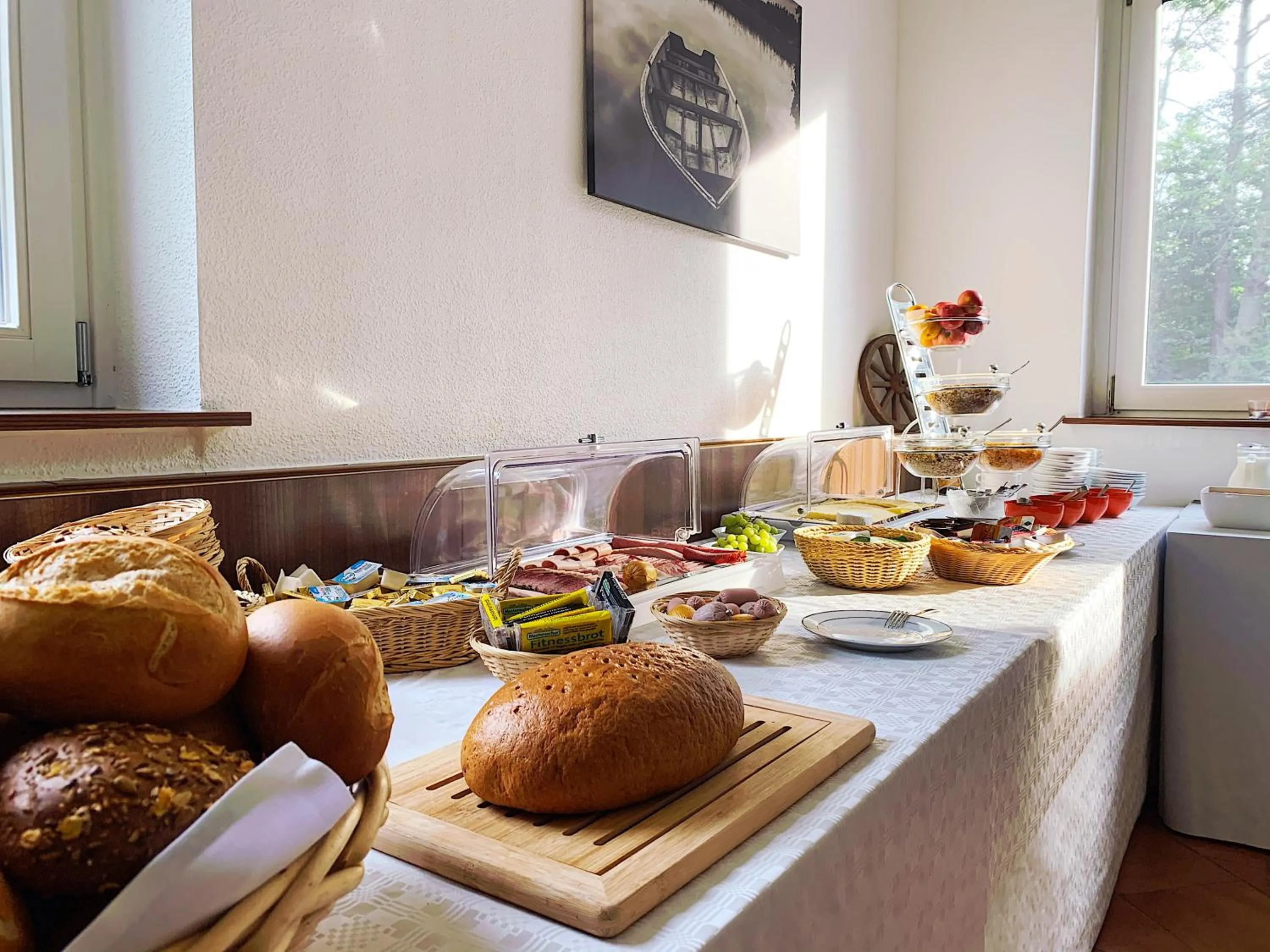 Buffet breakfast in Landhotel Cafe Prälank