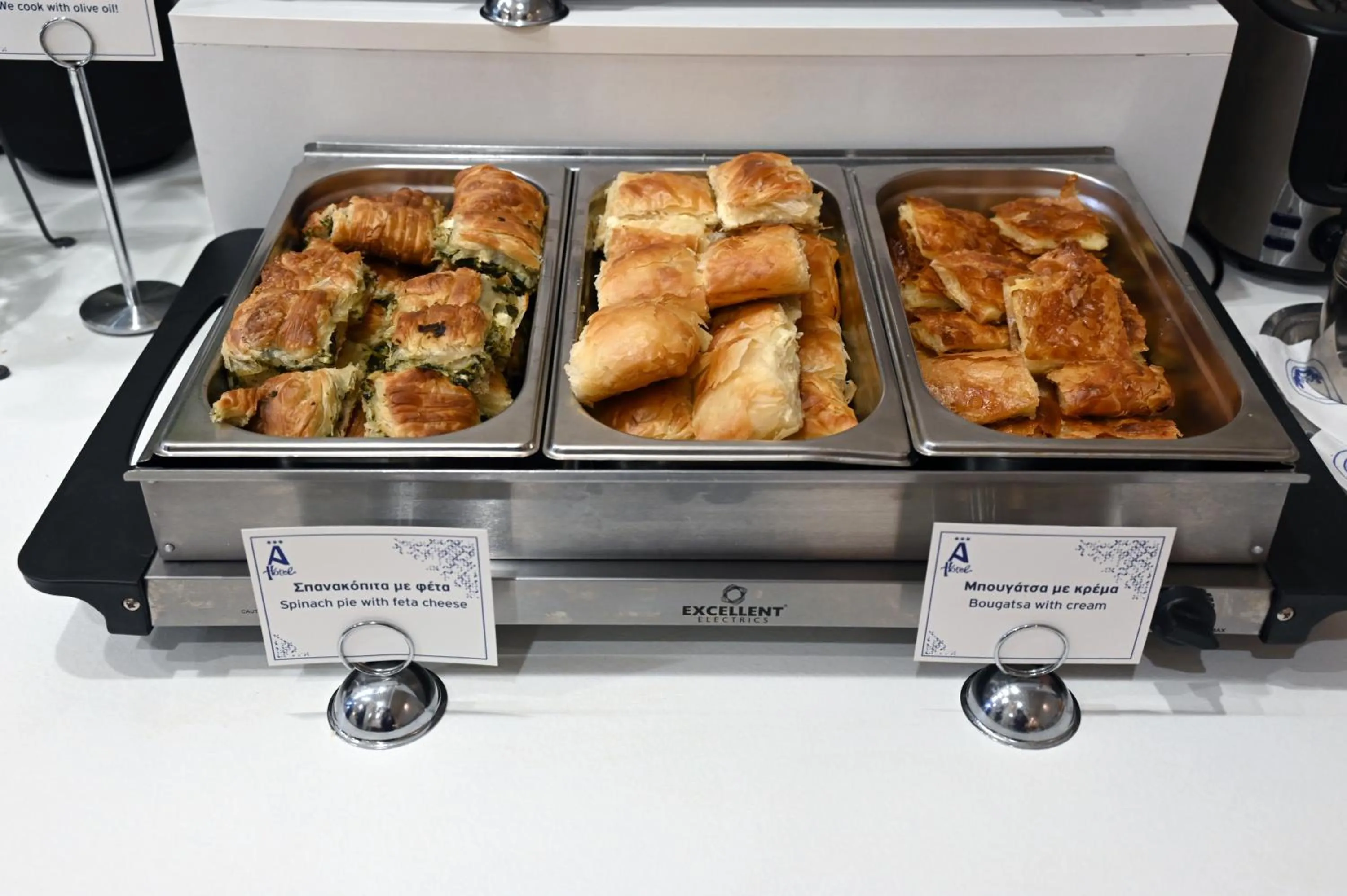 Buffet breakfast in Hotel Achillion