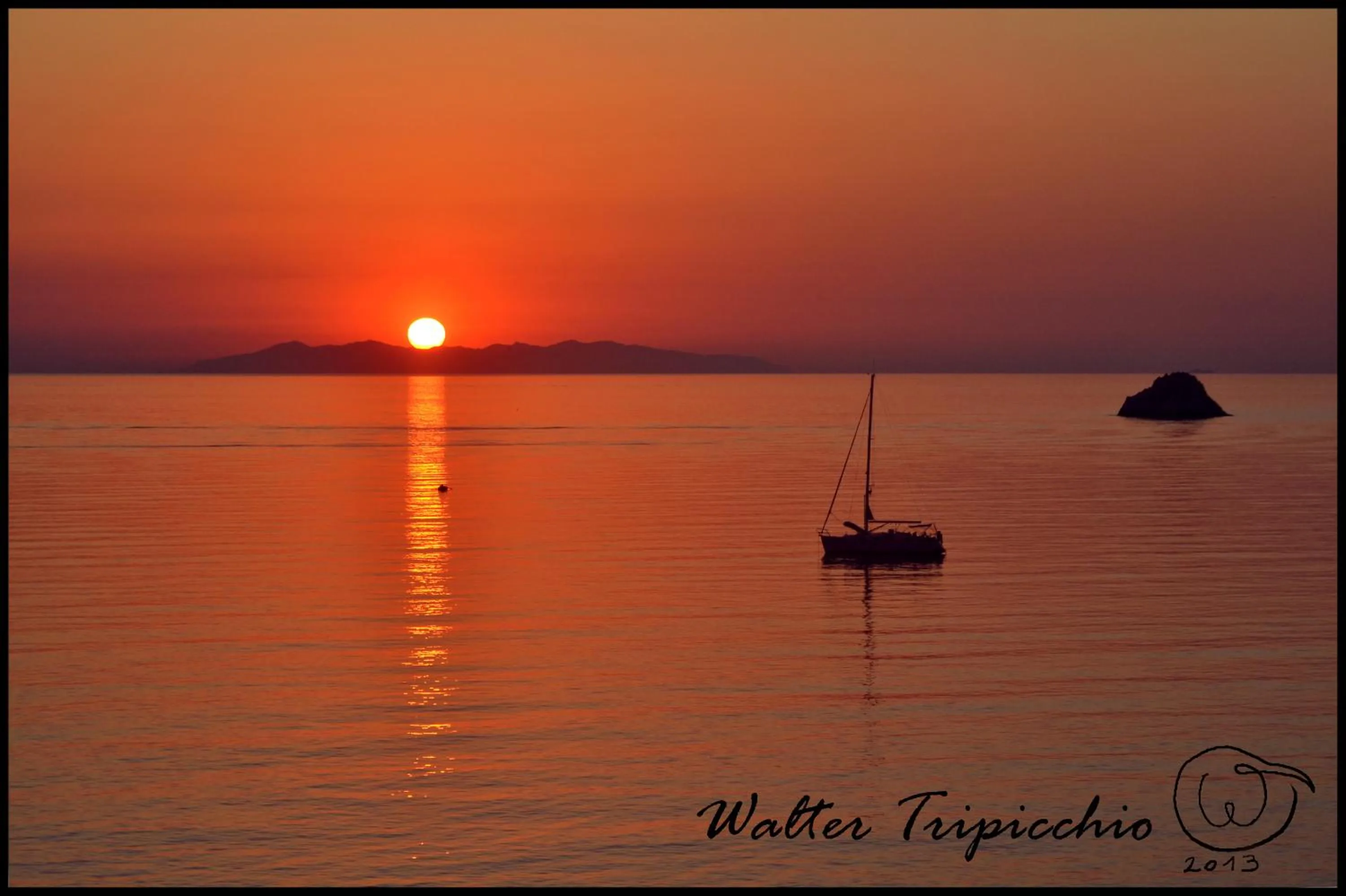 Natural landscape in Hotel Scoglio Bianco