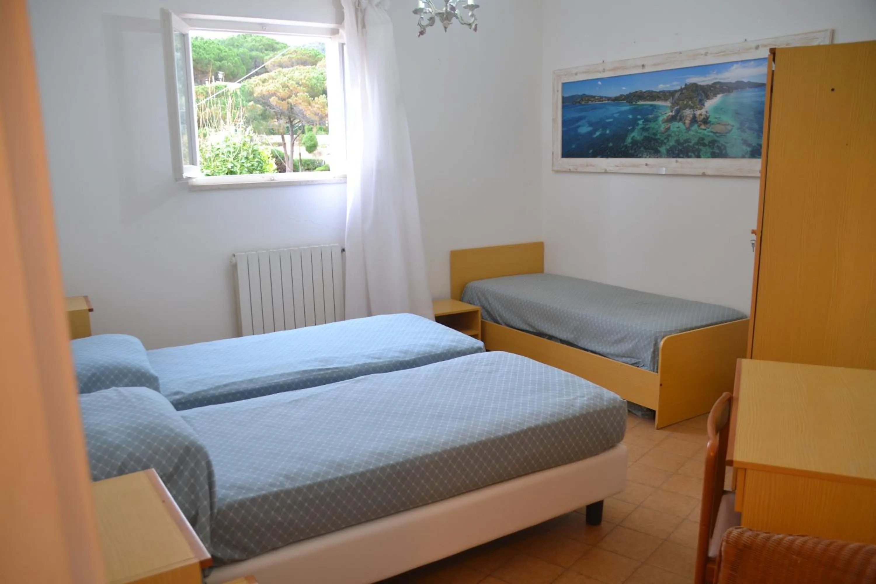 Bed in Hotel Scoglio Bianco