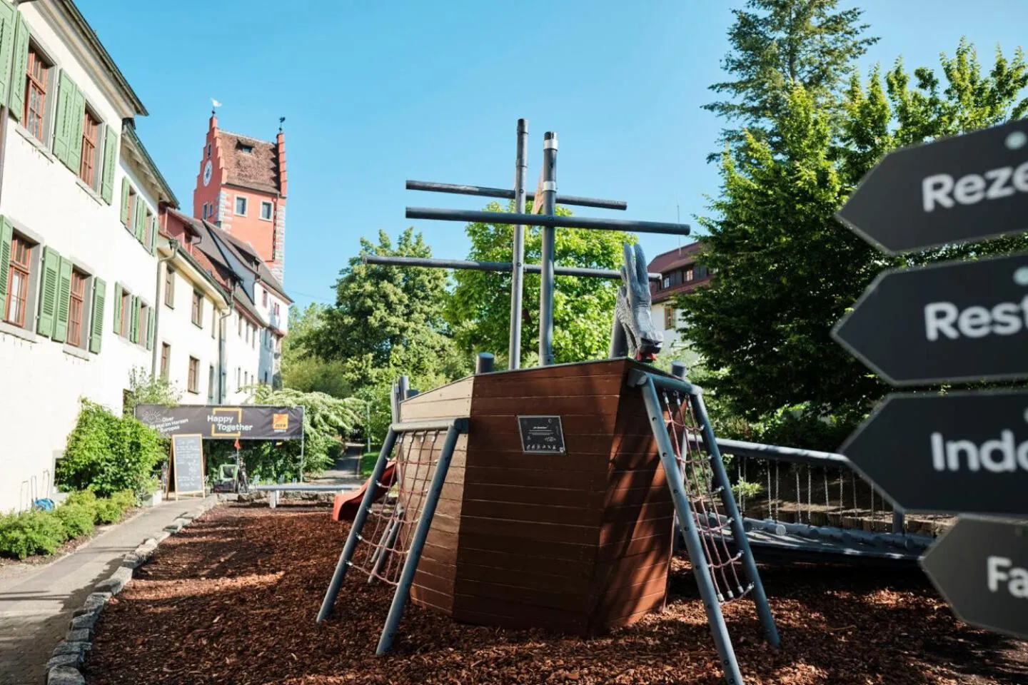 Children play ground in JUFA Hotel Meersburg am Bodensee