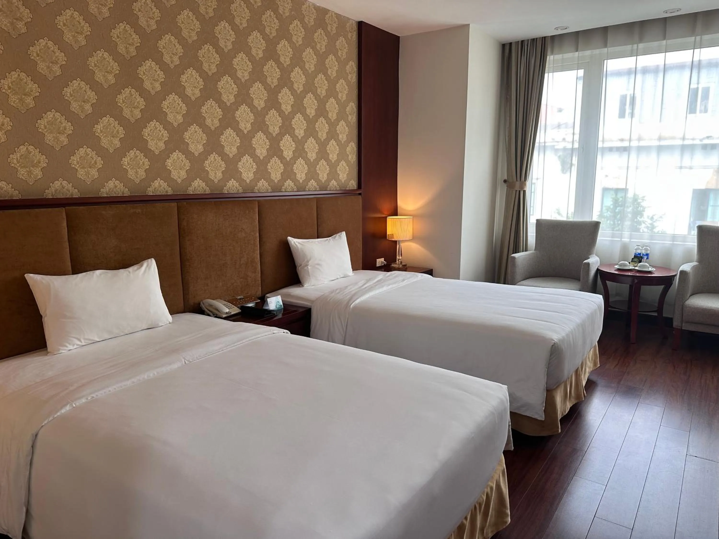 View (from property/room), Bed in Nesta Hotel Hanoi