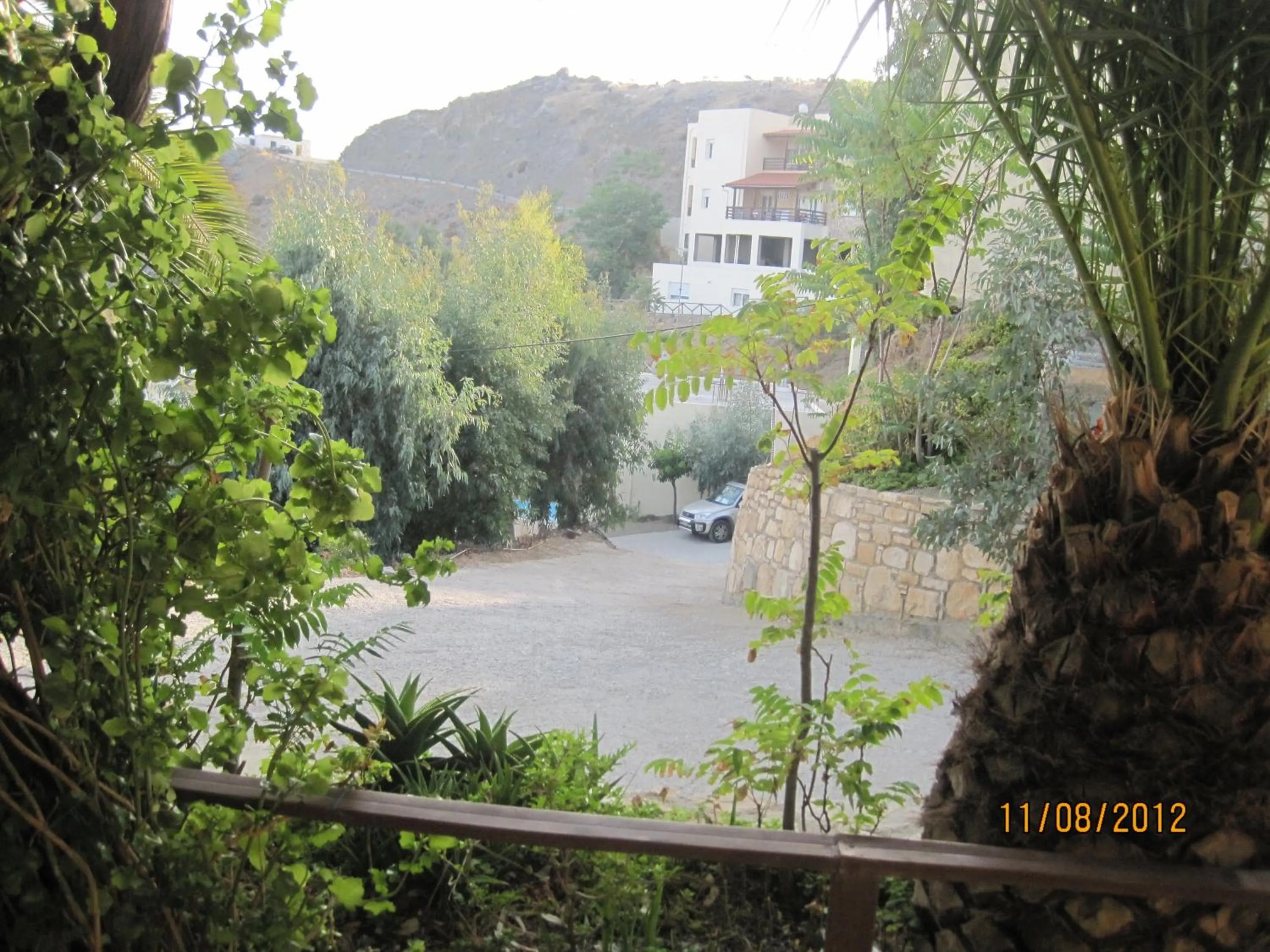 Bird's eye view in Sfinias Apartments