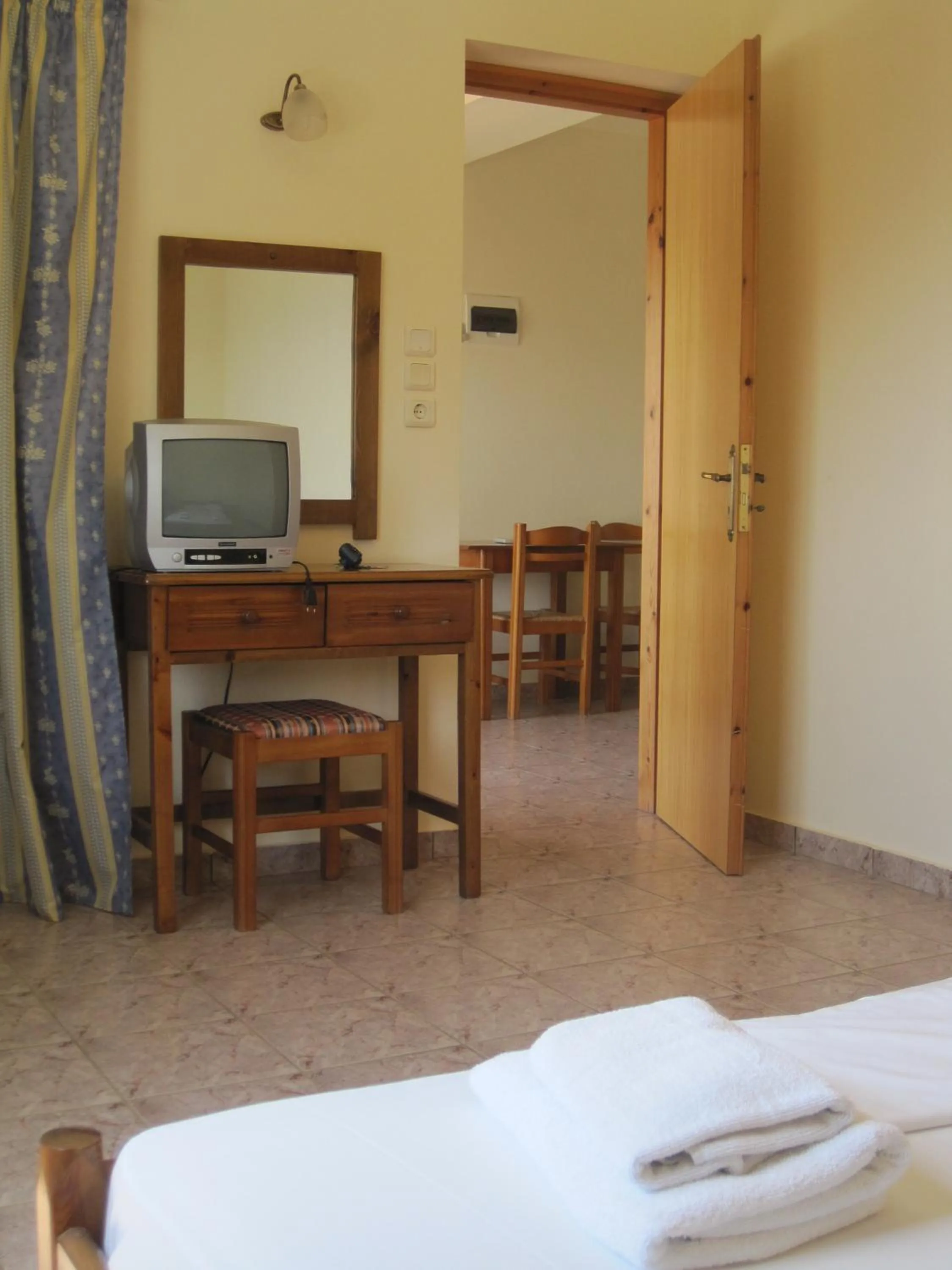 Bedroom in Sfinias Apartments