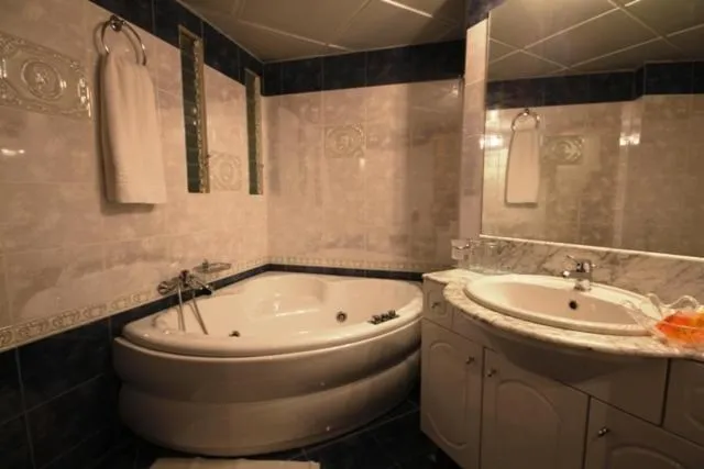 Bathroom in Aegeon Hotel