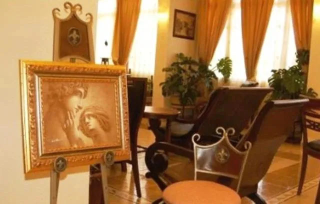 Communal lounge/ TV room in Aegeon Hotel