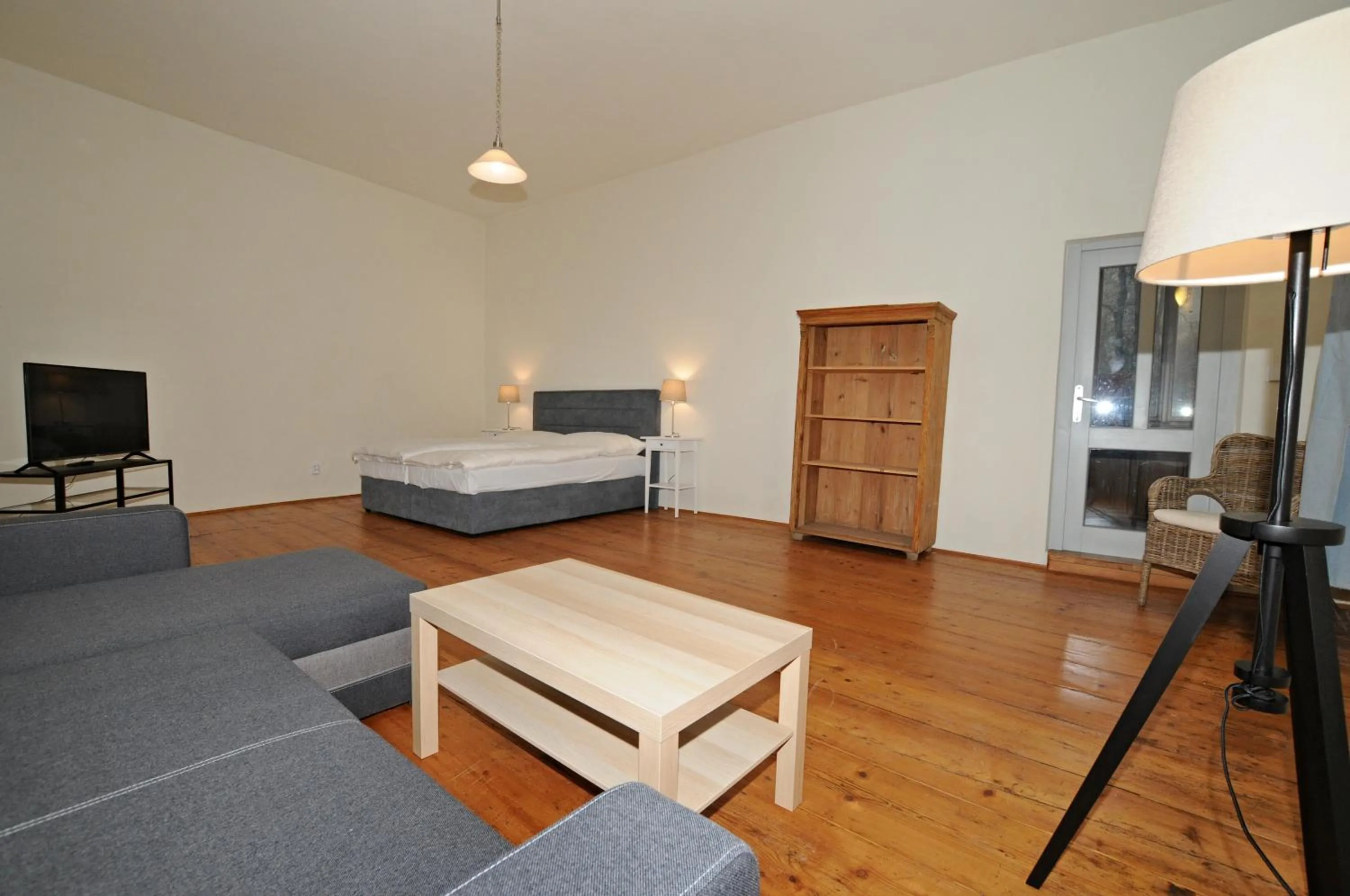 Photo of the whole room, Bed in Downtown Apartments