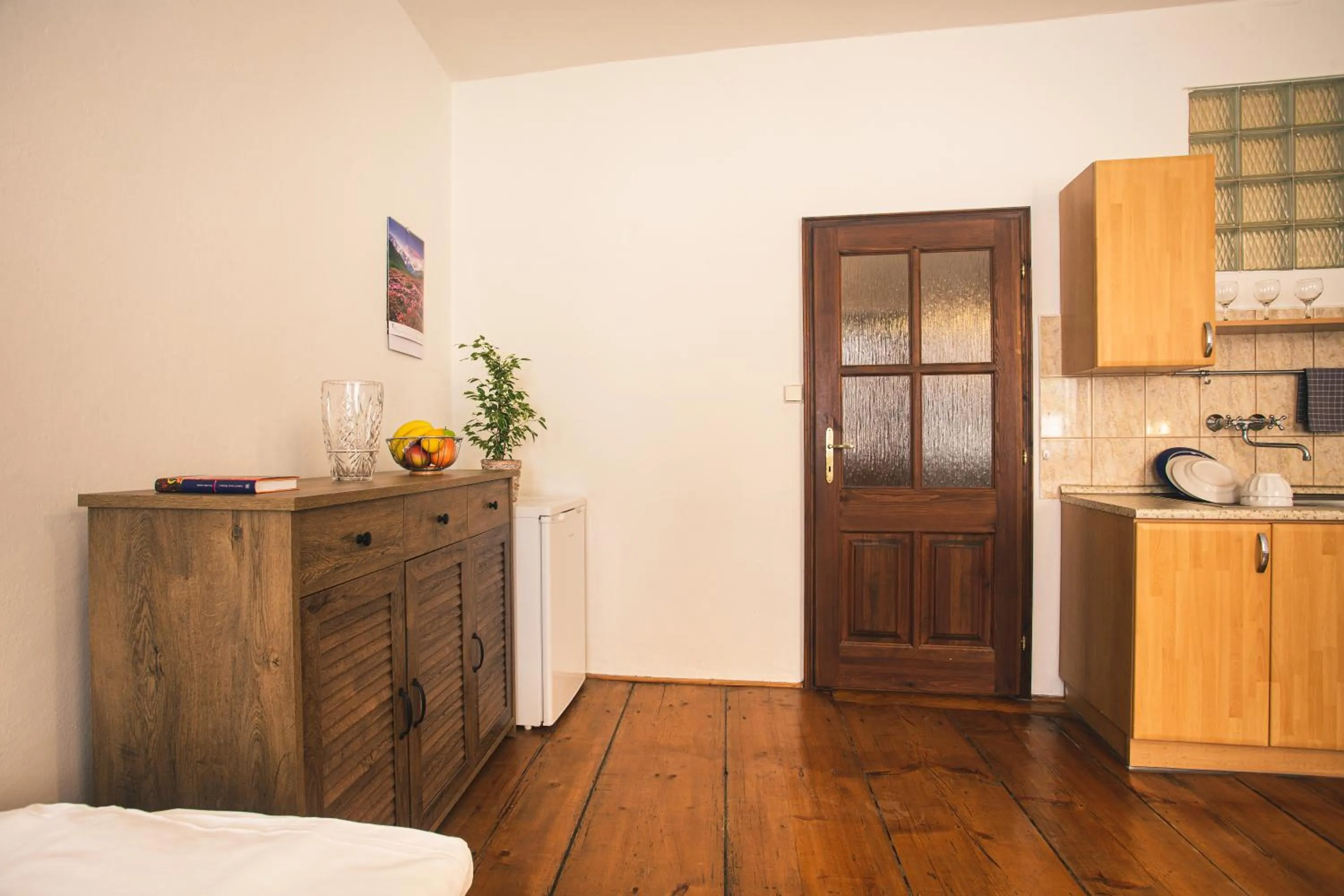 Kitchen or kitchenette in Downtown Apartments