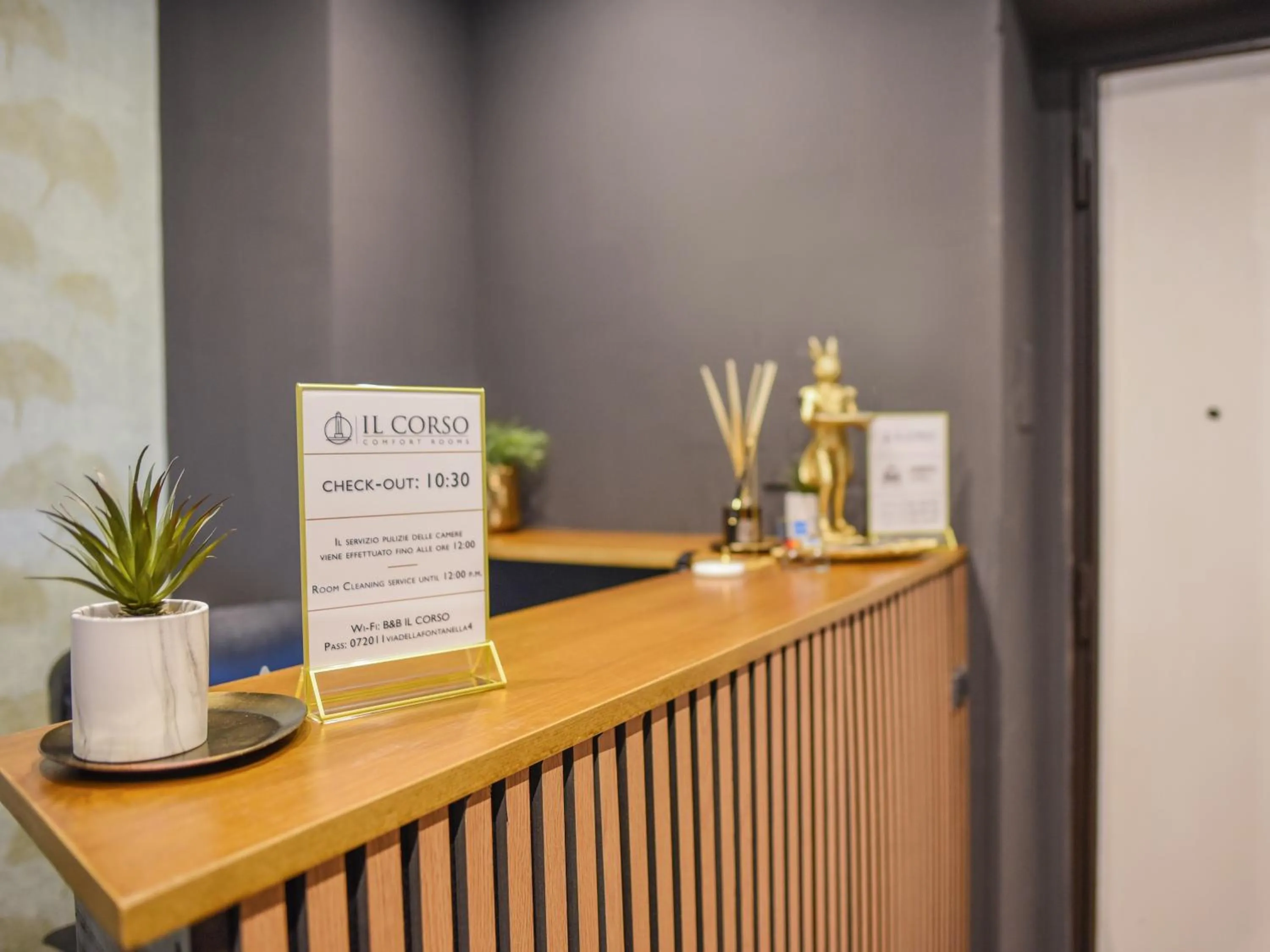 Lobby or reception in Il Corso Comfort Rooms