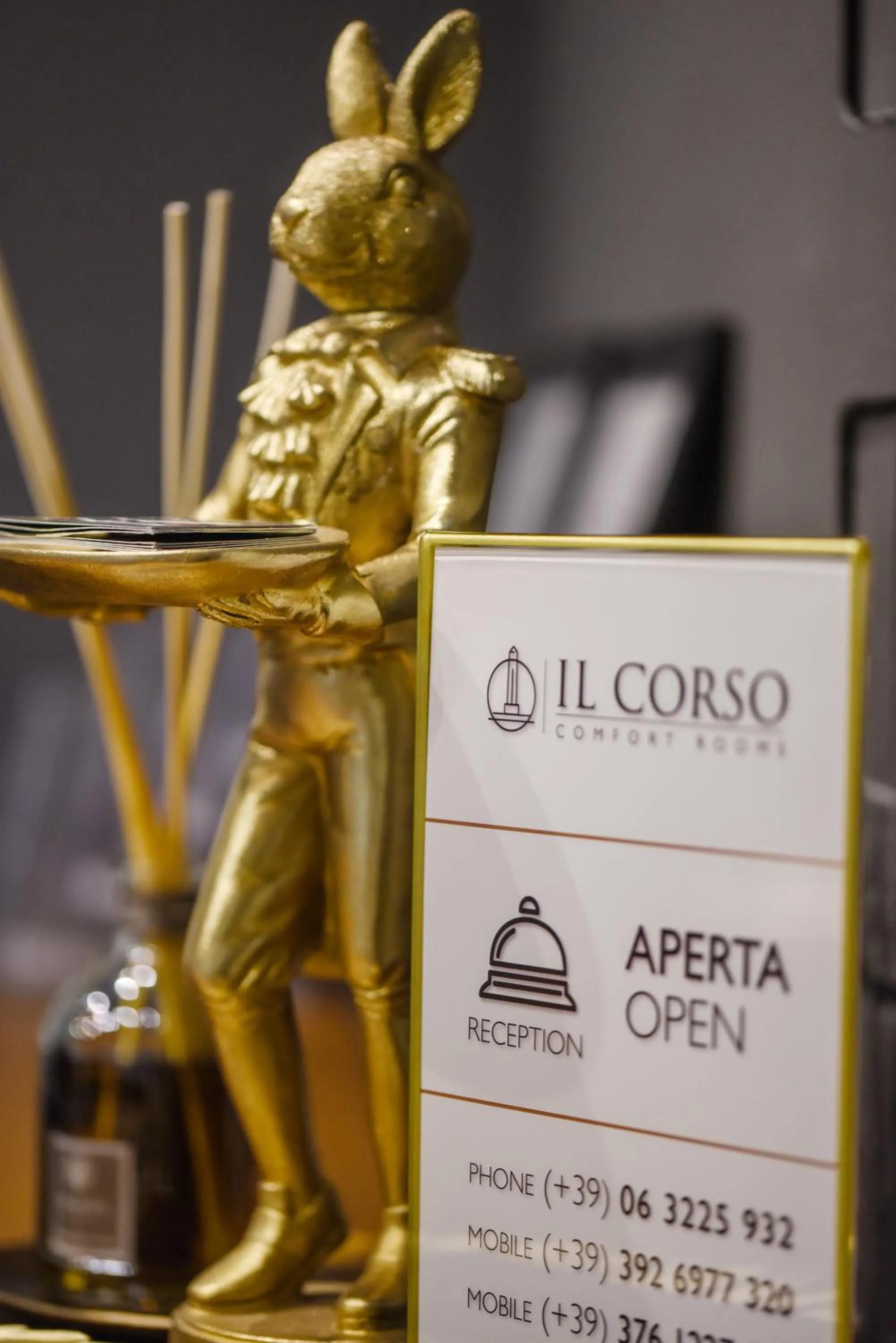 Lobby or reception in Il Corso Comfort Rooms