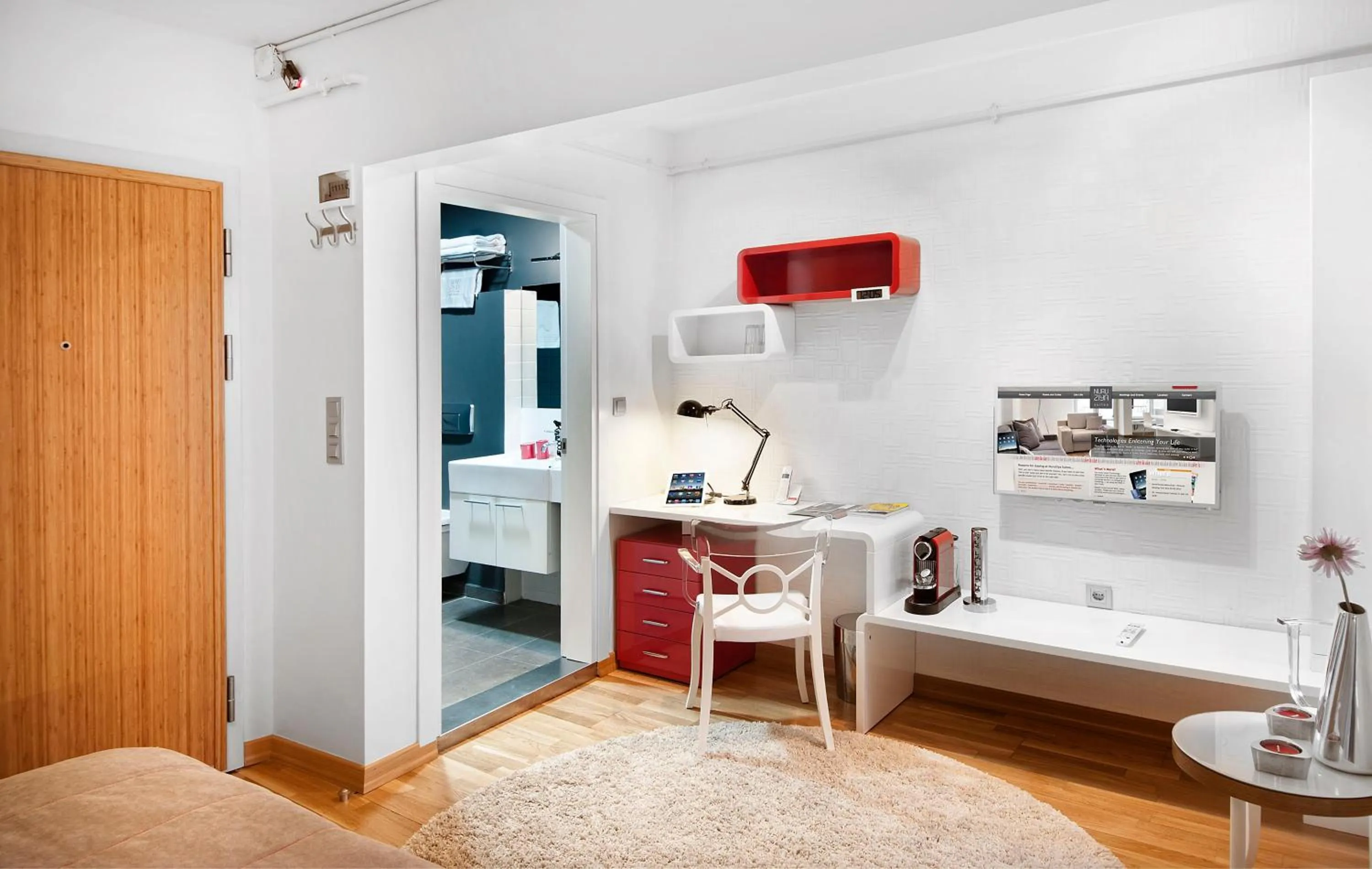 TV and multimedia, Bed in Nuru Ziya Residences