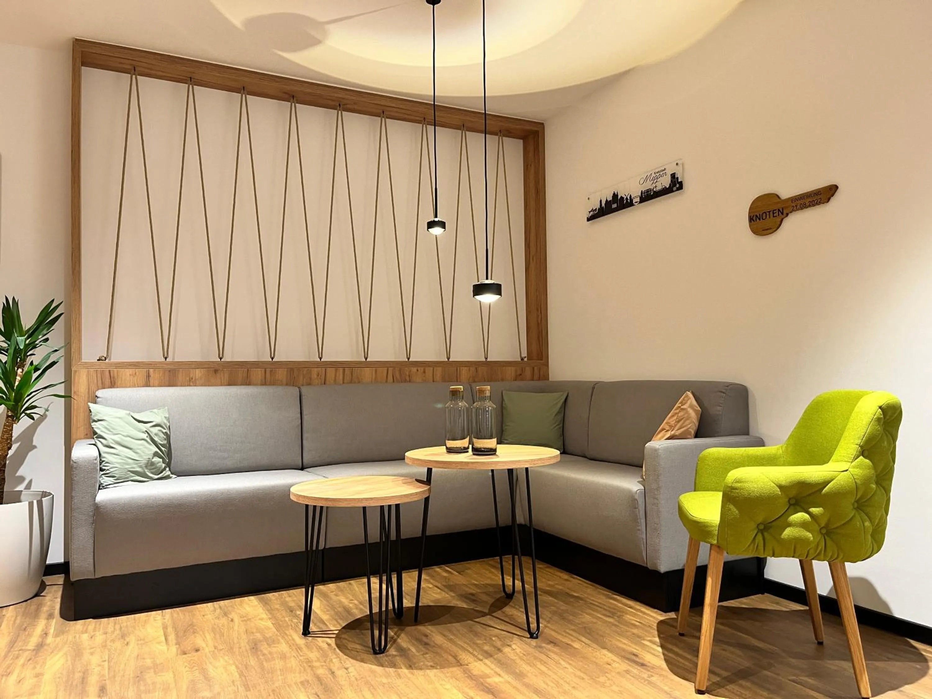 Seating area in Hotel Knotenpunkt