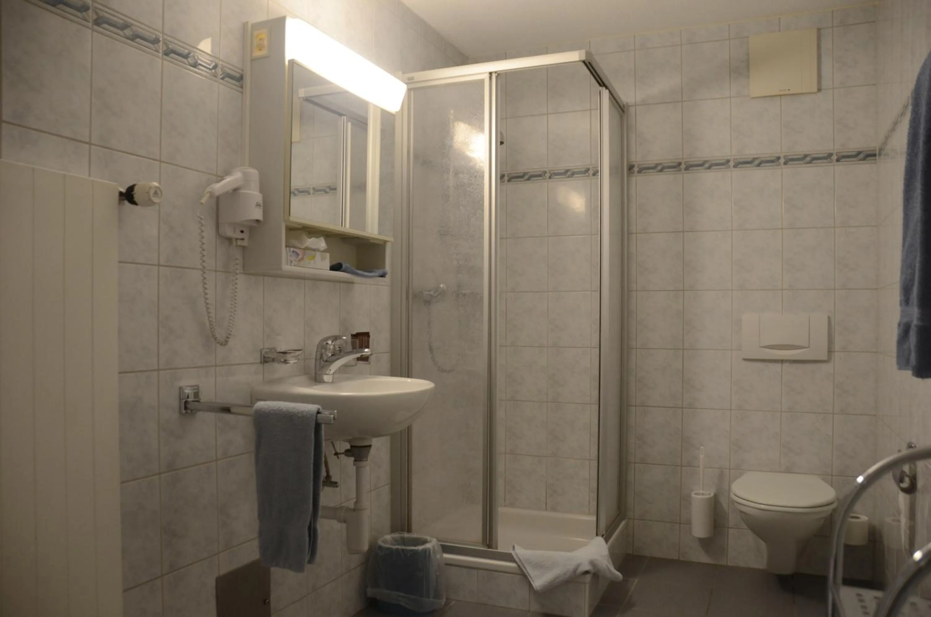 Shower in Hotel Restaurant Bahnhof