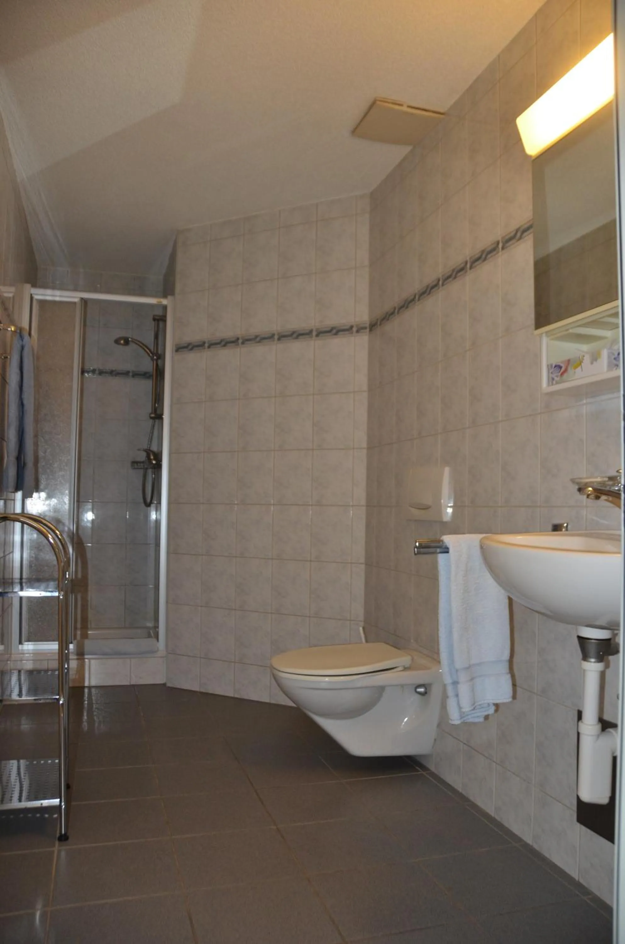 Shower in Hotel Restaurant Bahnhof