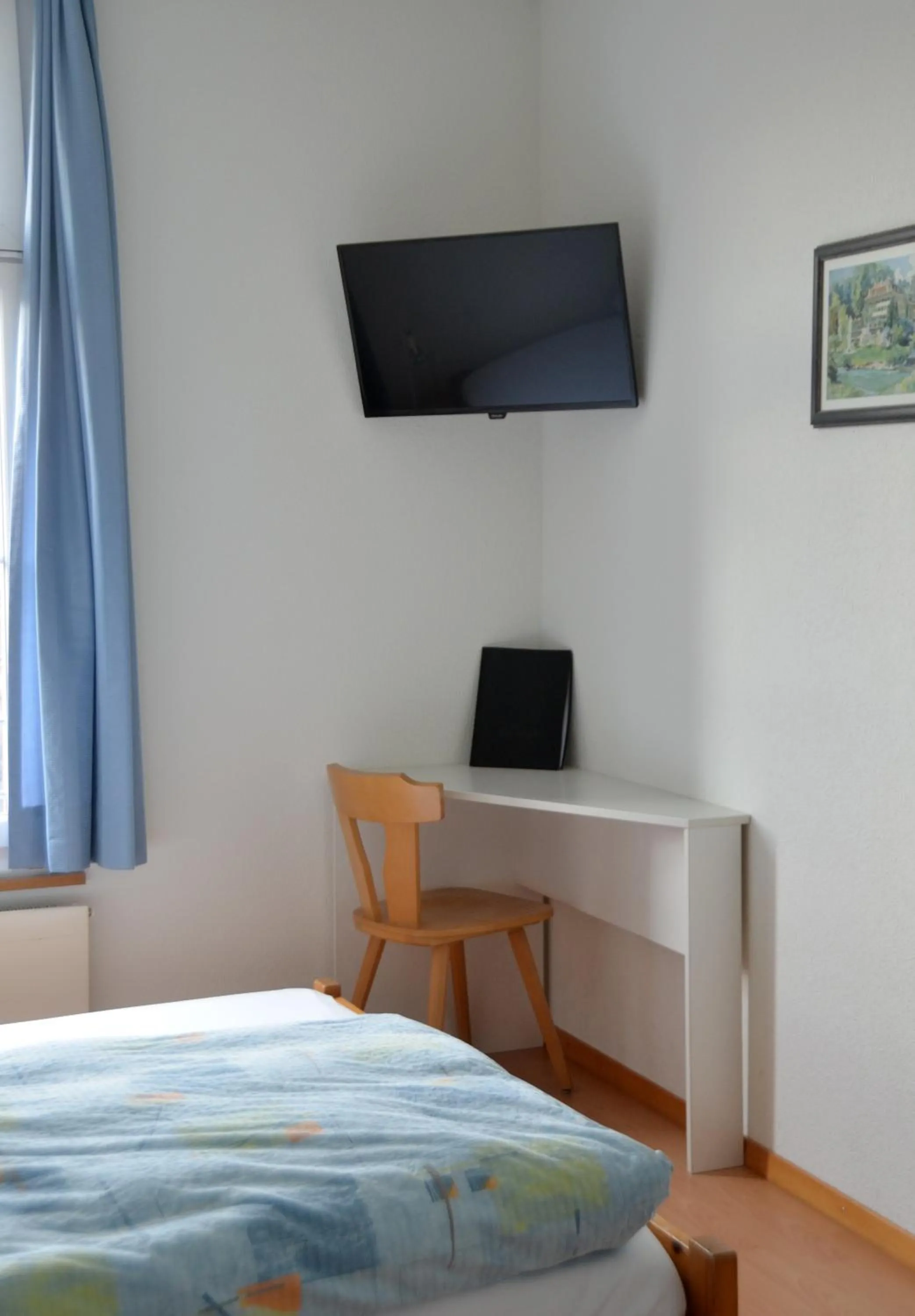 Decorative detail, Bed in Hotel Restaurant Bahnhof