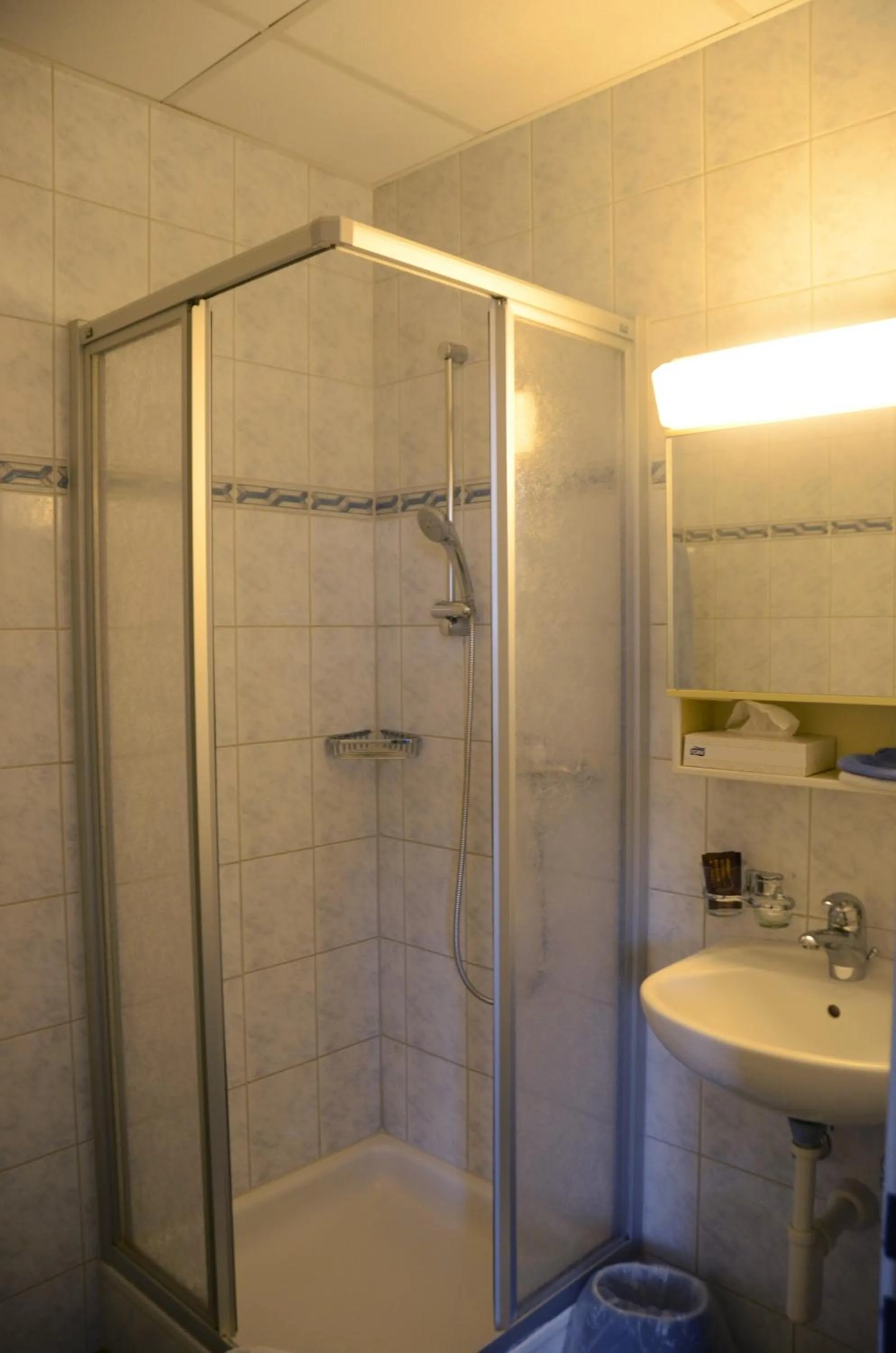 Shower in Hotel Restaurant Bahnhof