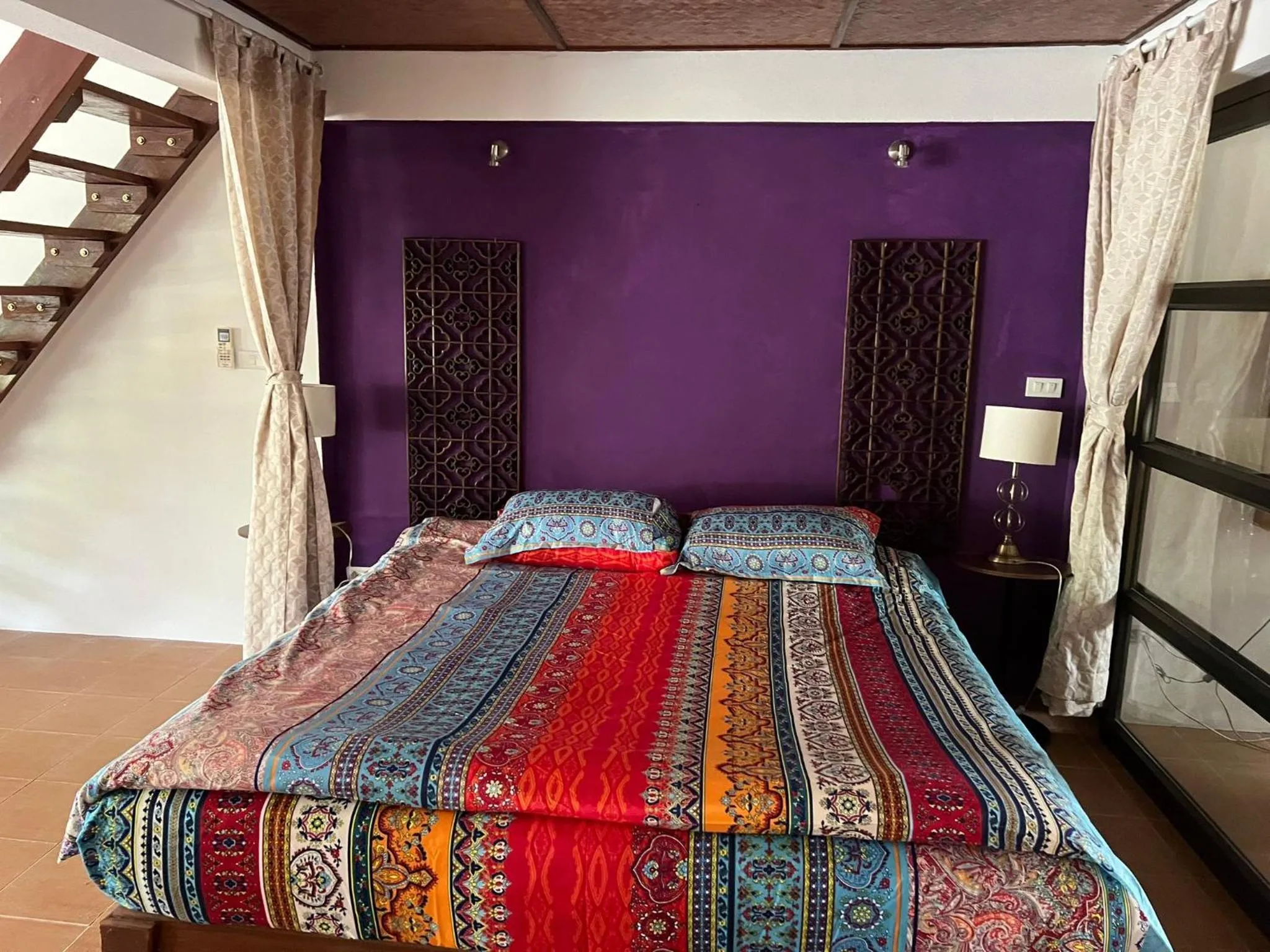 Bedroom, Bed in Escape-Cabins