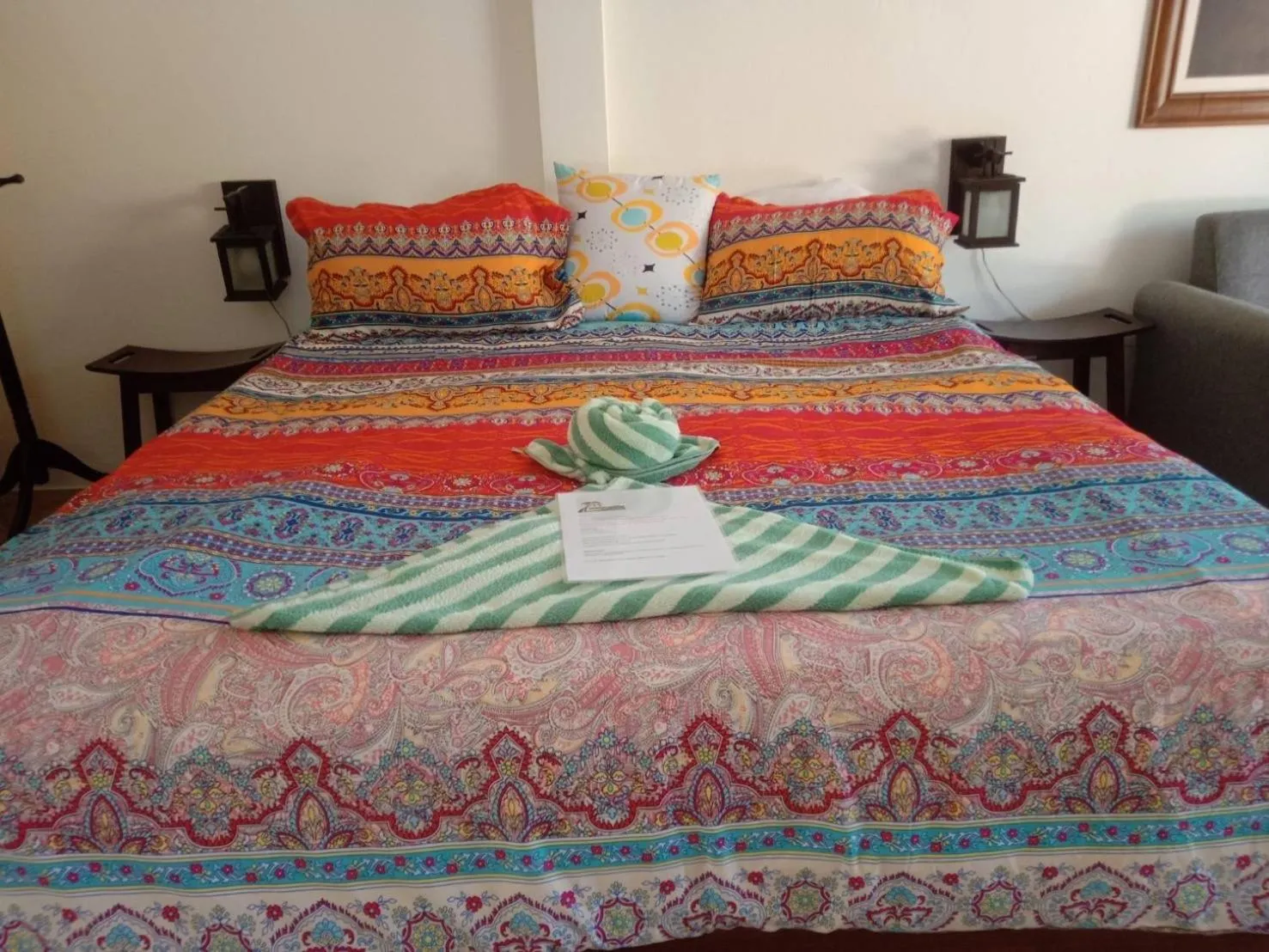 Bed in Escape-Cabins