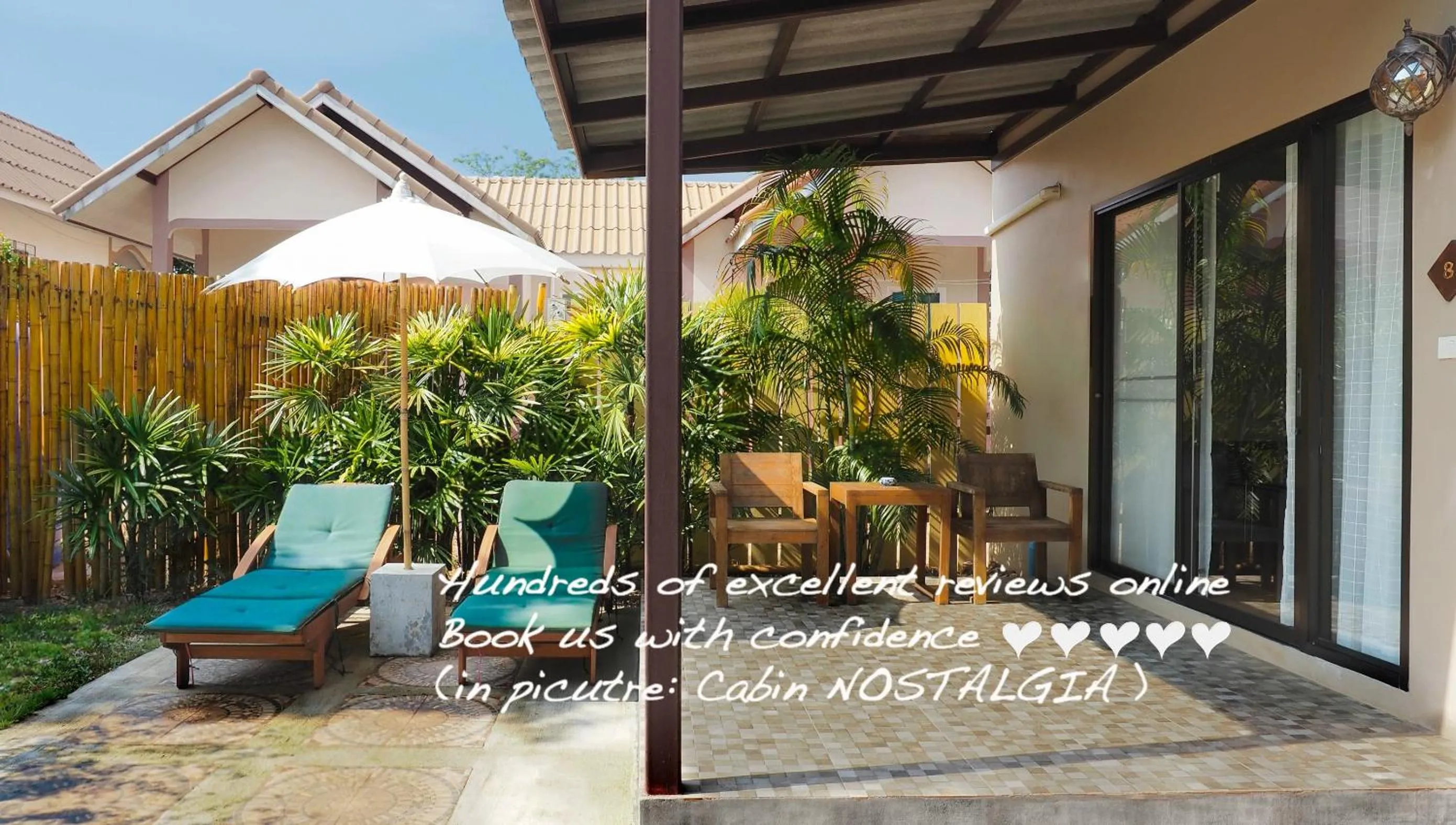 Balcony/Terrace in Escape-Cabins