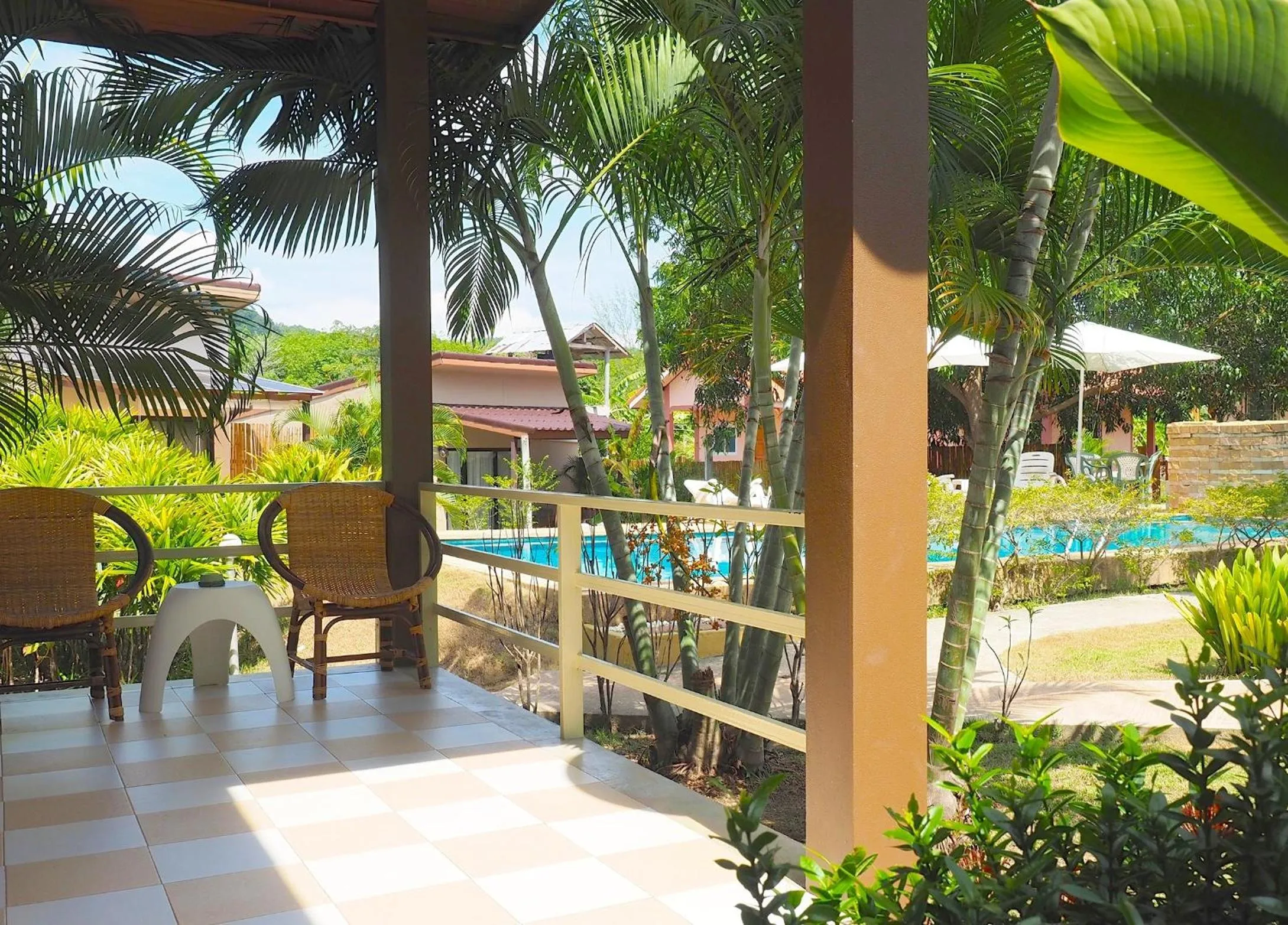 Patio in Escape-Cabins